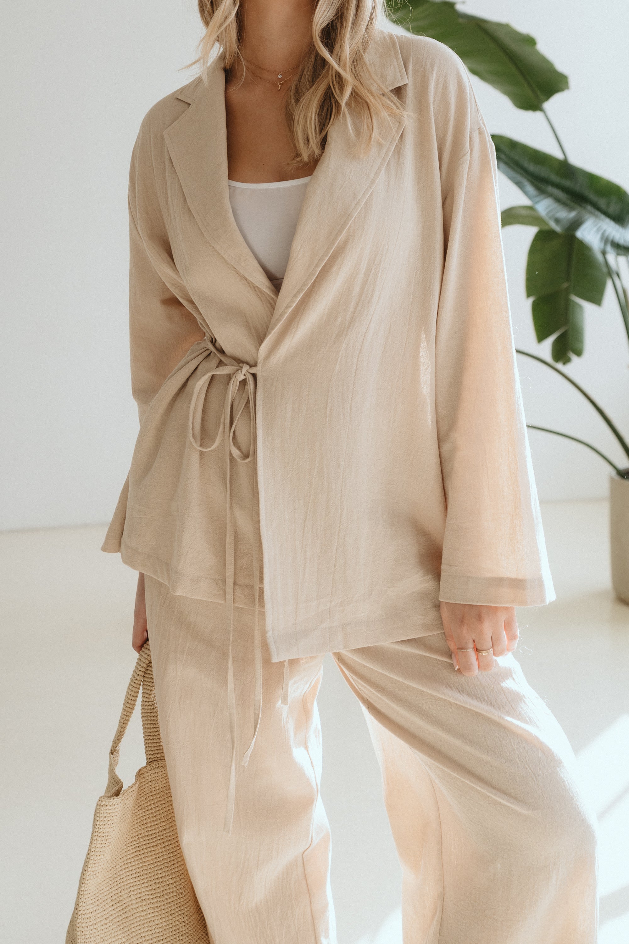 Wickelblazer "LanaDLL" sand