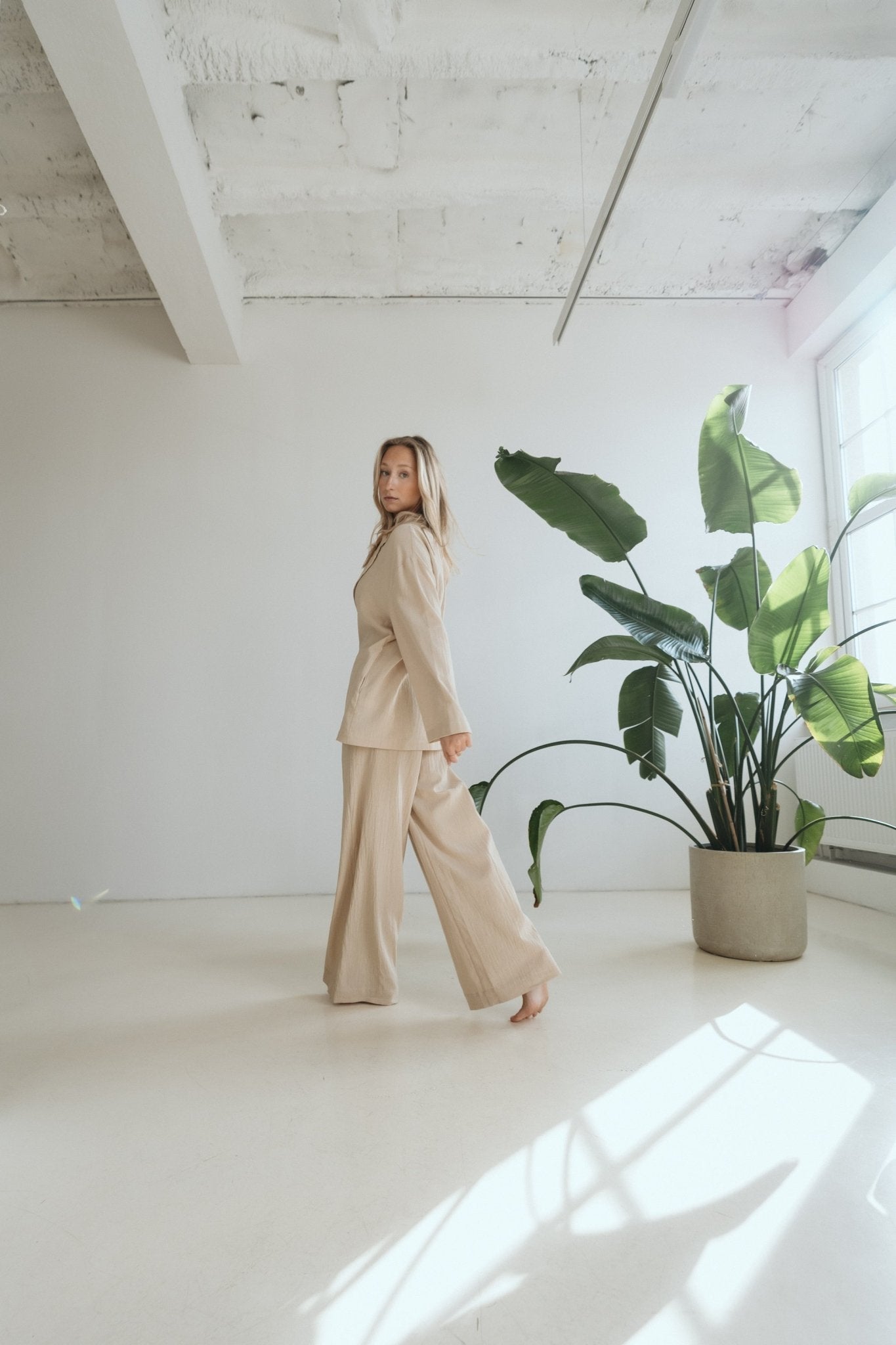 Hose "LeniDLL" sand - Dein Lieblingsladen Concept