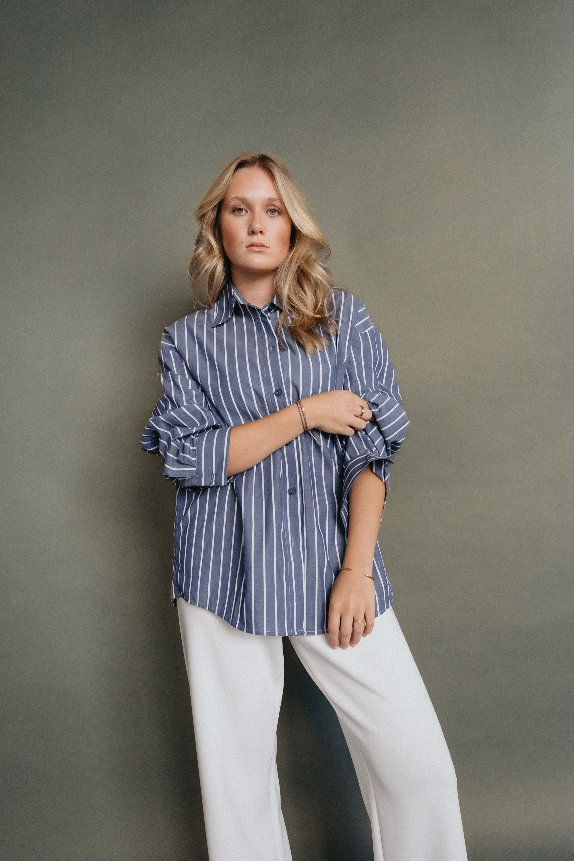 Bluse Stripes "LumaDLL" blue