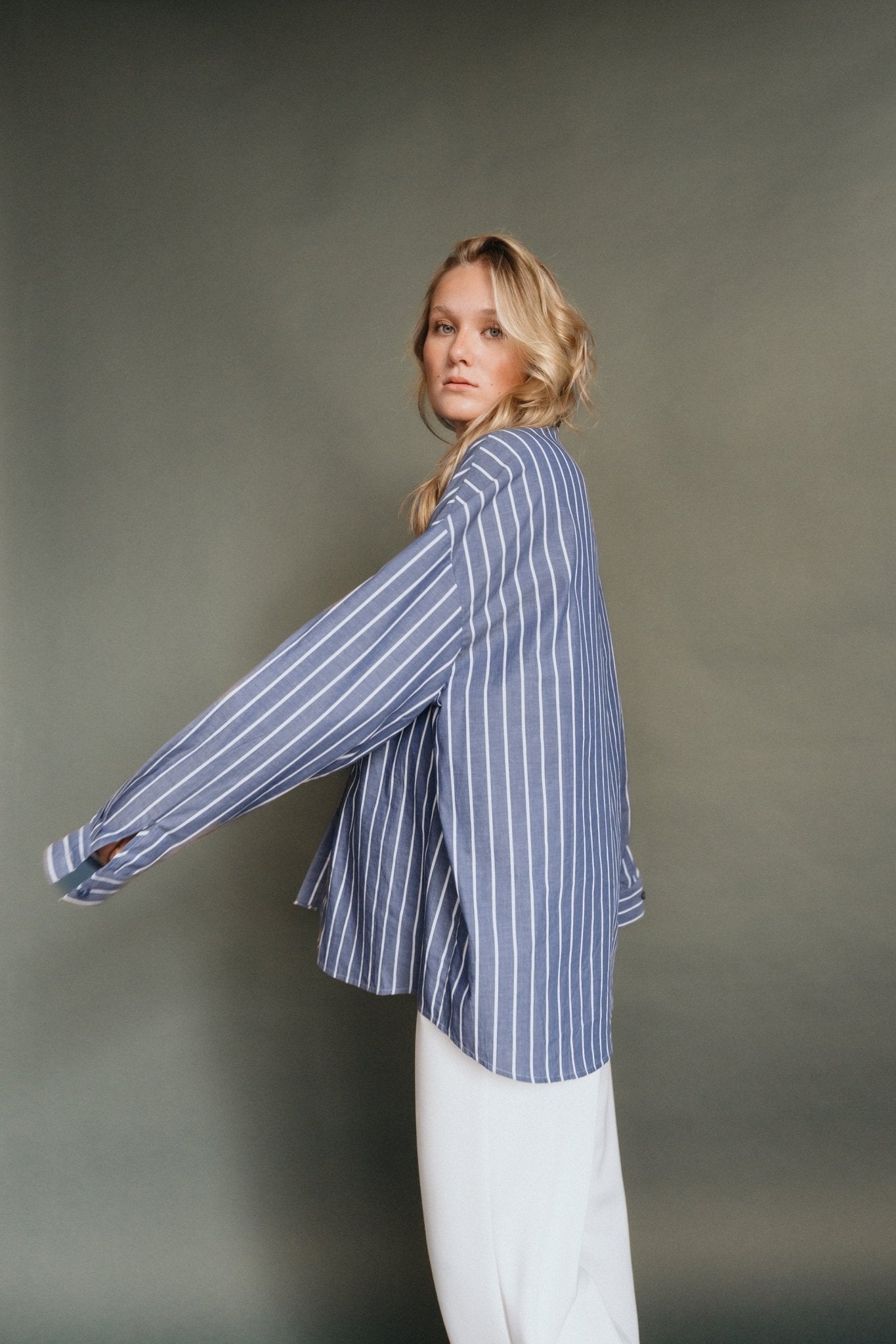 Bluse Stripes "LumaDLL" blue - Dein Lieblingsladen Concept