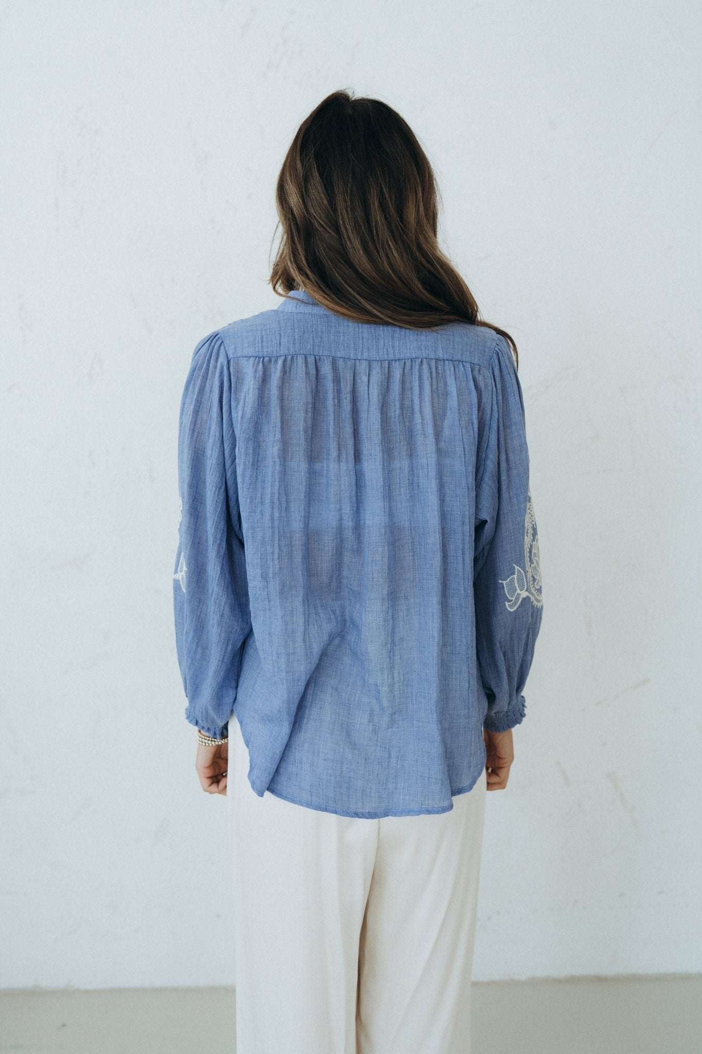 Bluse "NolaDLL" blue - Dein Lieblingsladen Concept