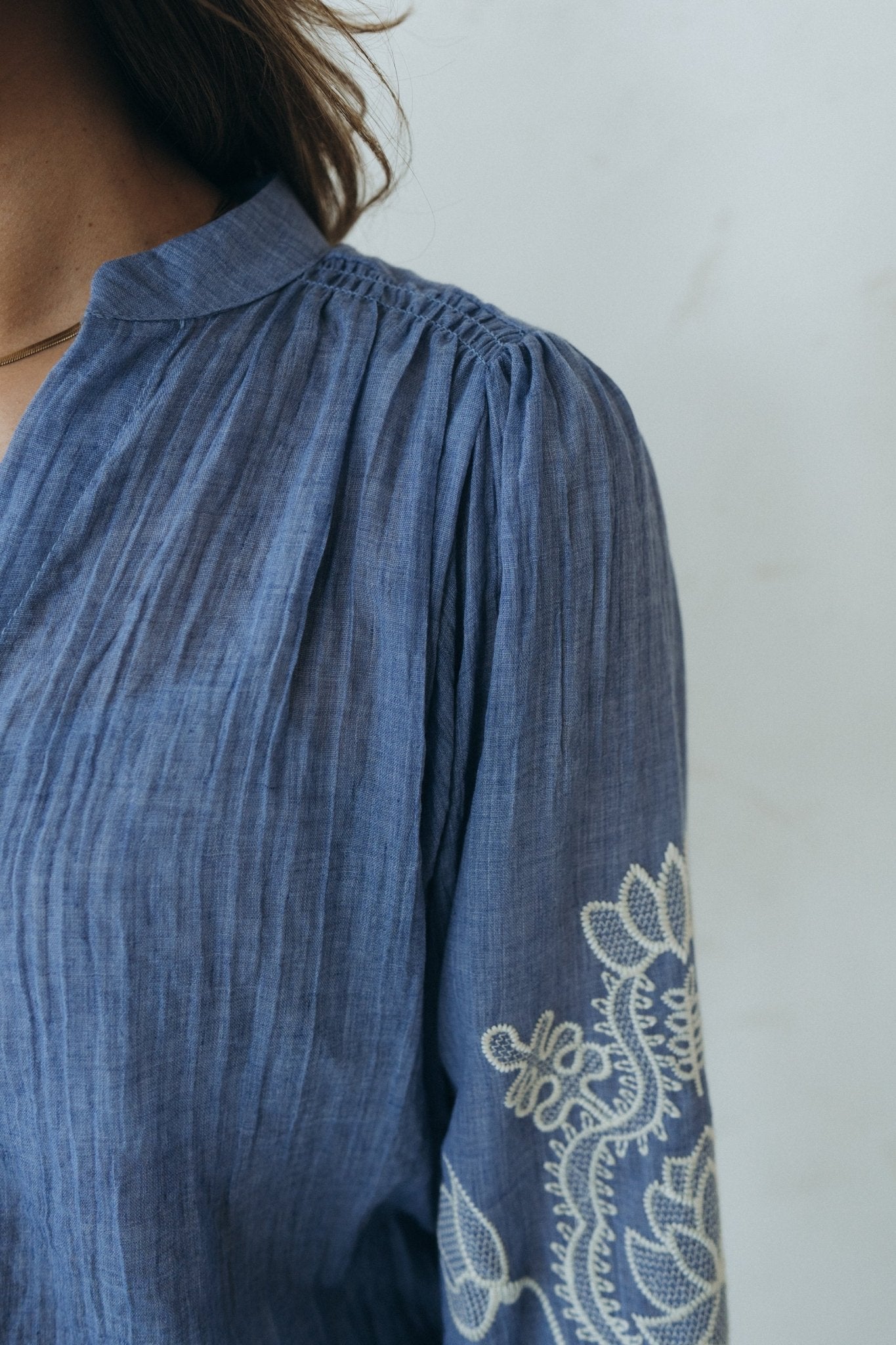 Bluse "NolaDLL" blue - Dein Lieblingsladen Concept