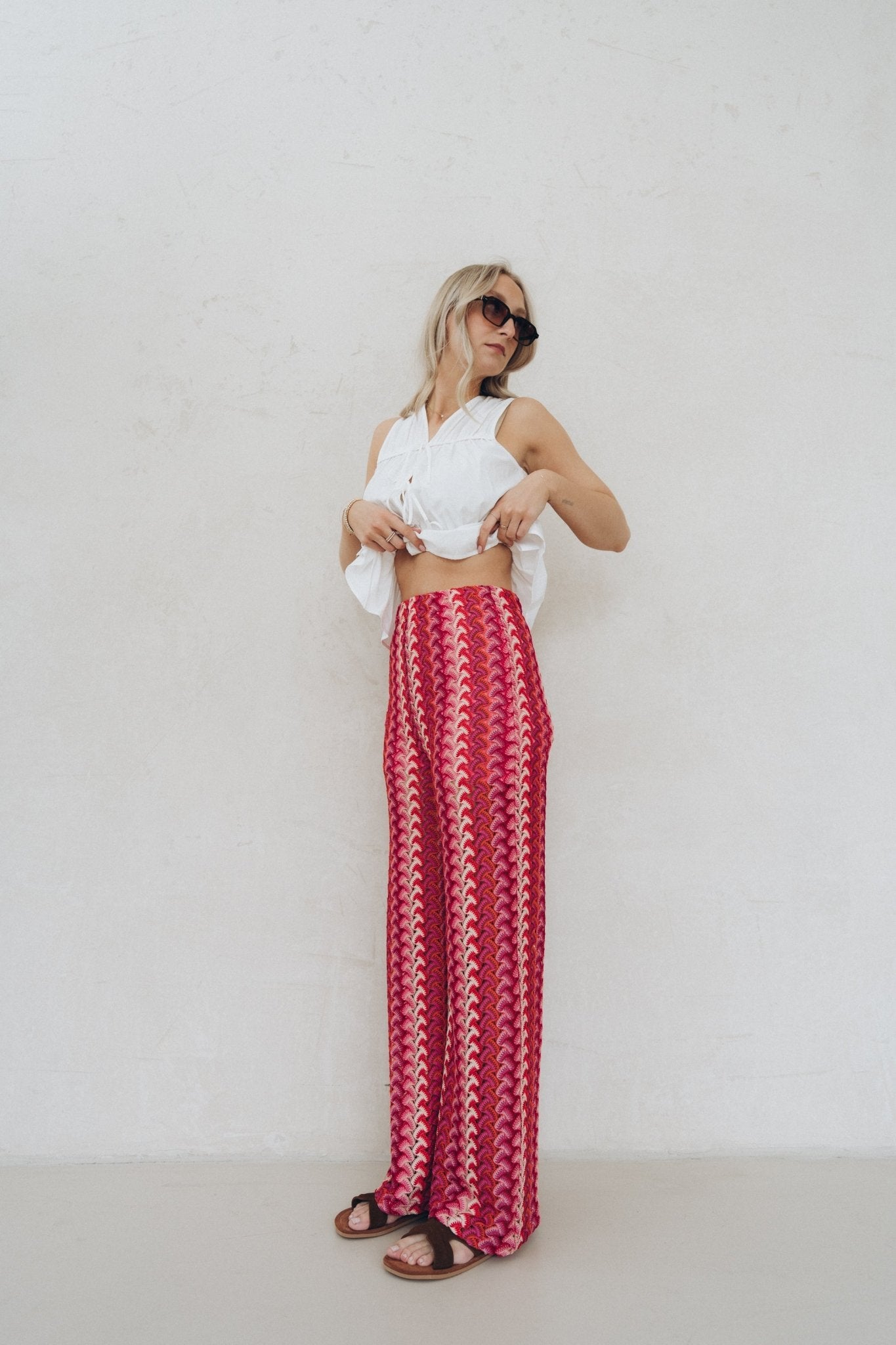Hose "LouDLL" colorful pink - Dein Lieblingsladen Concept
