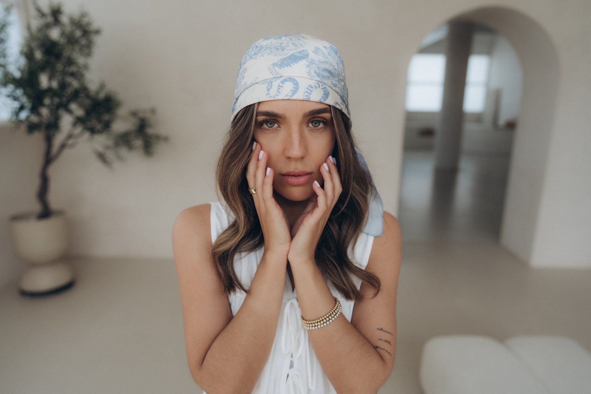 Tuch "LoreenDLL" blue - Dein Lieblingsladen Concept