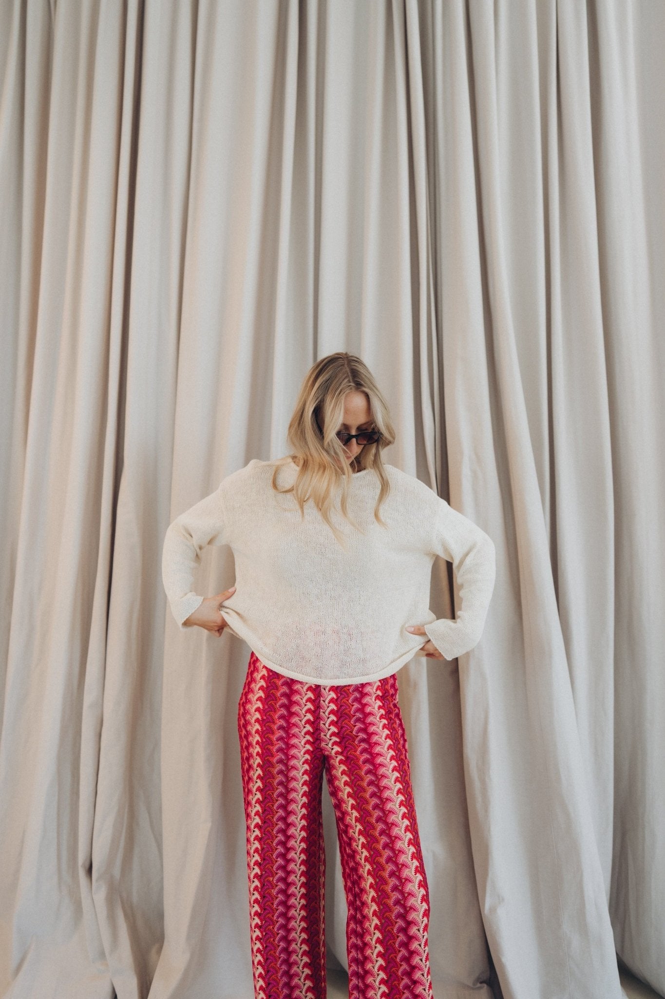 Feinstrickpullover "ValessaDLL" sand - Dein Lieblingsladen Concept