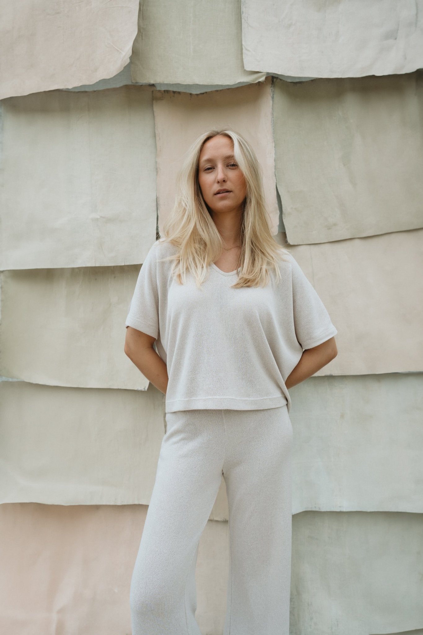 Strickhose "MirellDLL" sand stone - Dein Lieblingsladen Concept