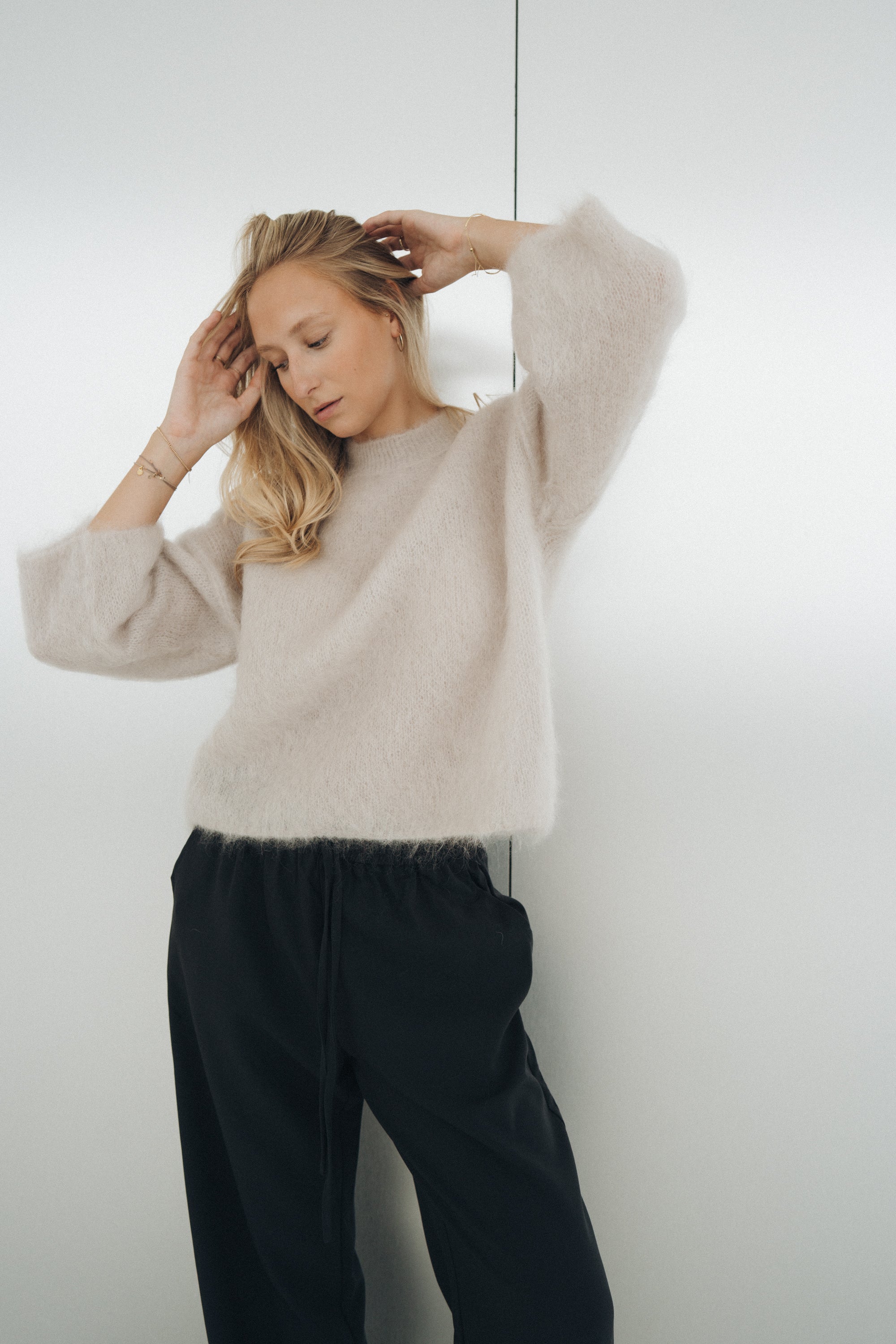 Pullover "NylaDLL" light grey