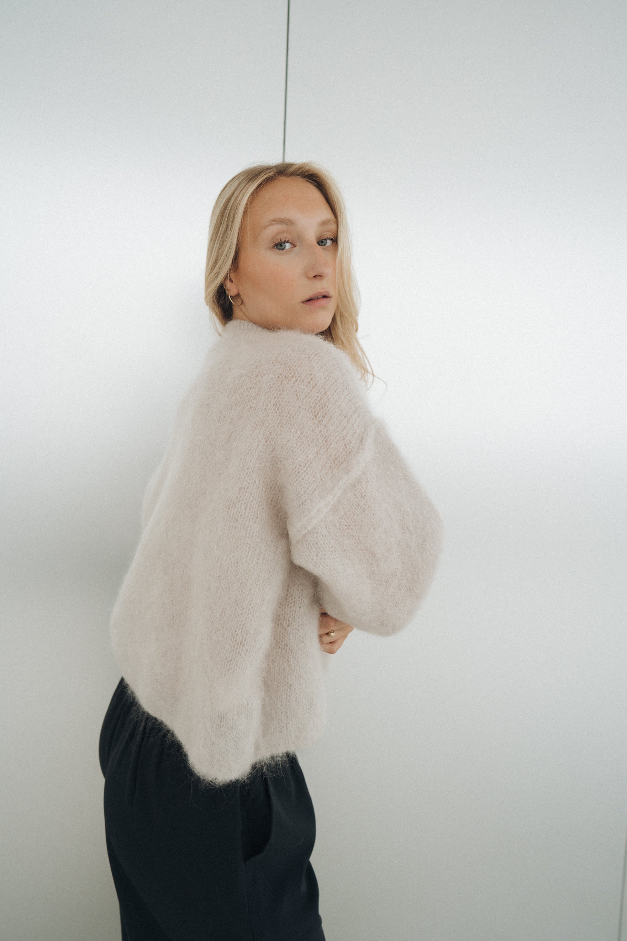 Pullover "NylaDLL" light grey