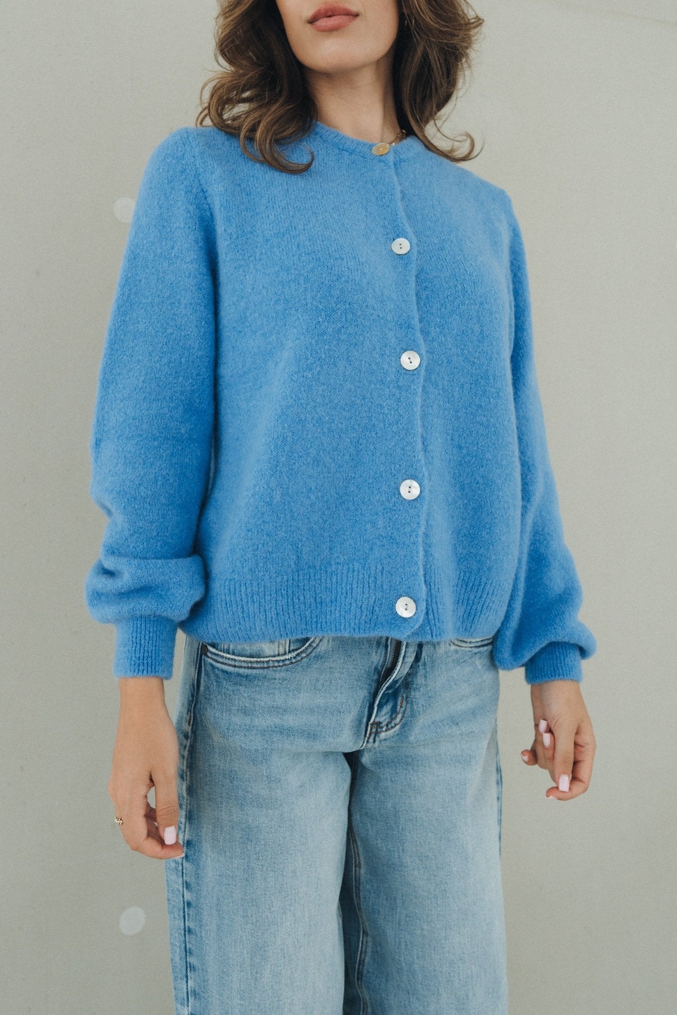Cardigan „AlfaDLL“ blue - Dein Lieblingsladen Concept