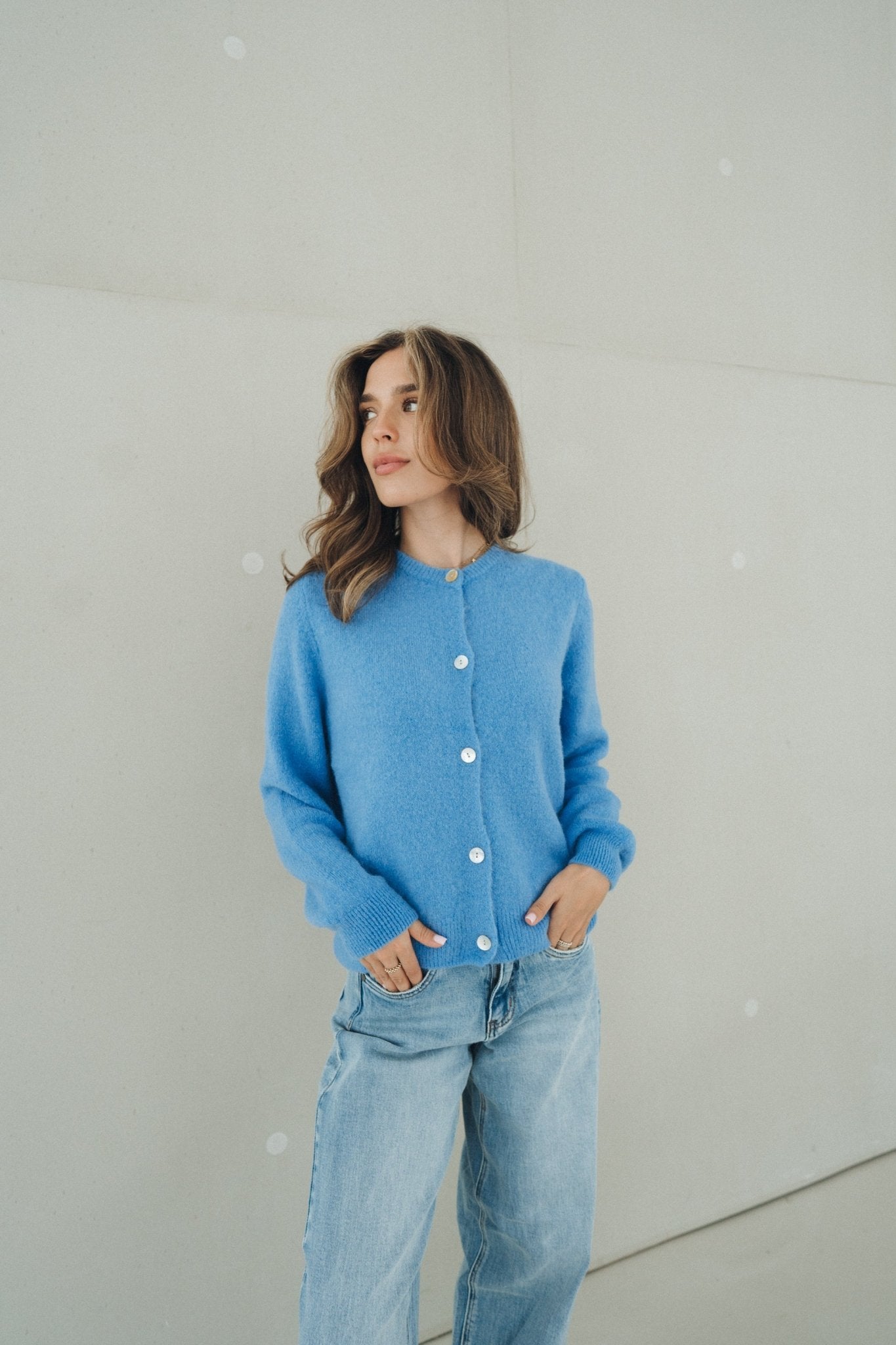 Cardigan „AlfaDLL“ blue - Dein Lieblingsladen Concept
