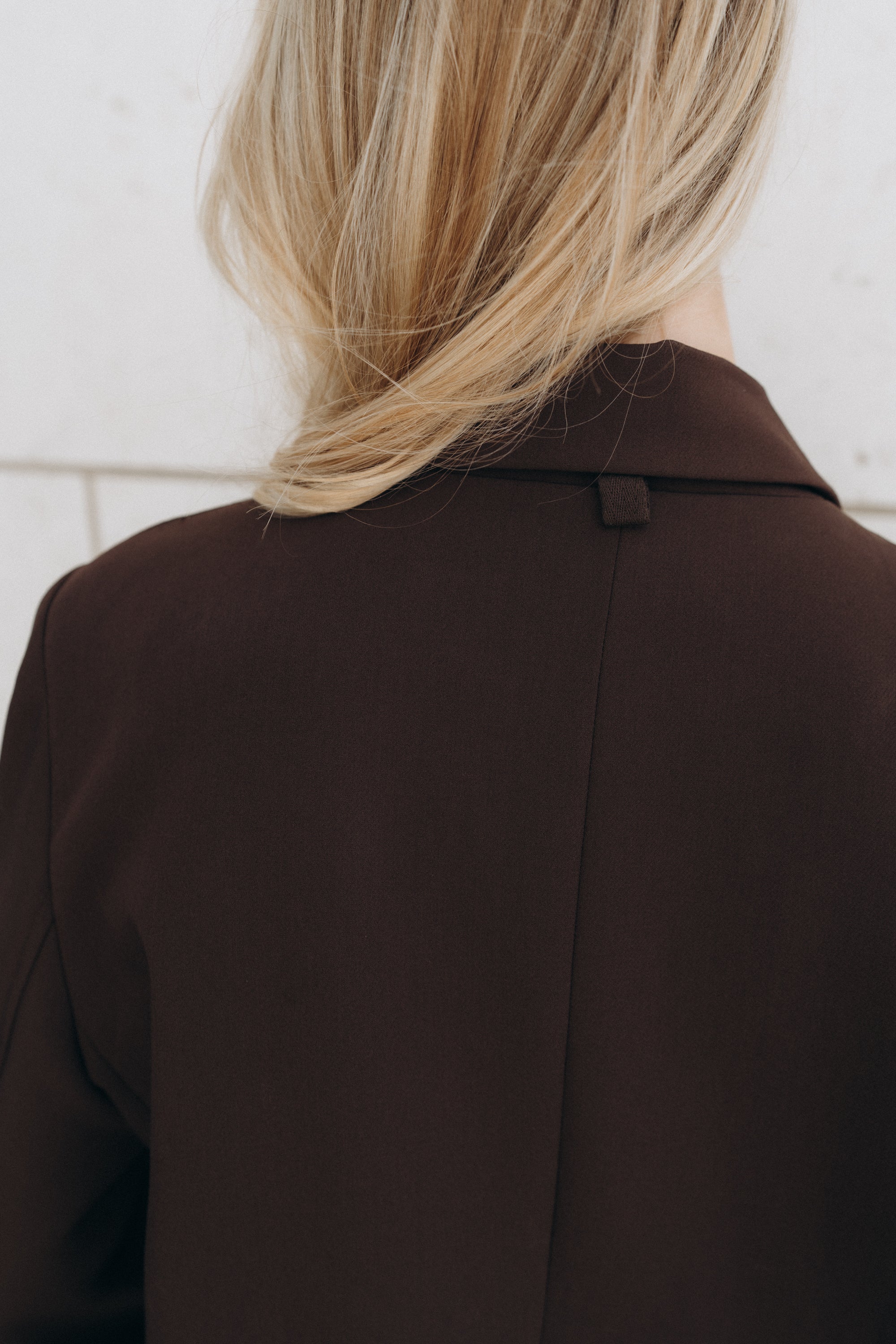 Oversized Blazer "NevaDLL" dark brown
