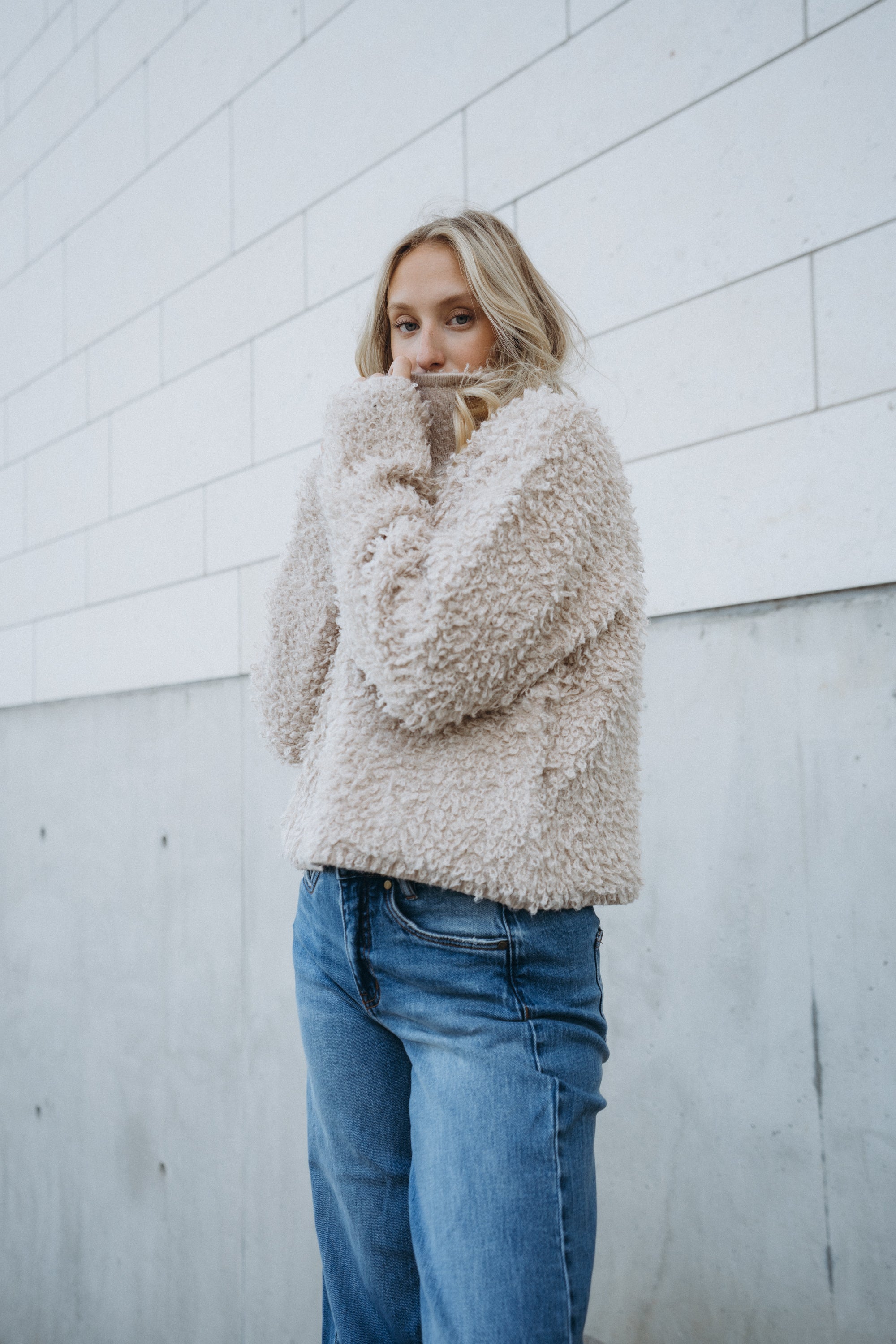 Zotteljacke "NaokoDLL" sand