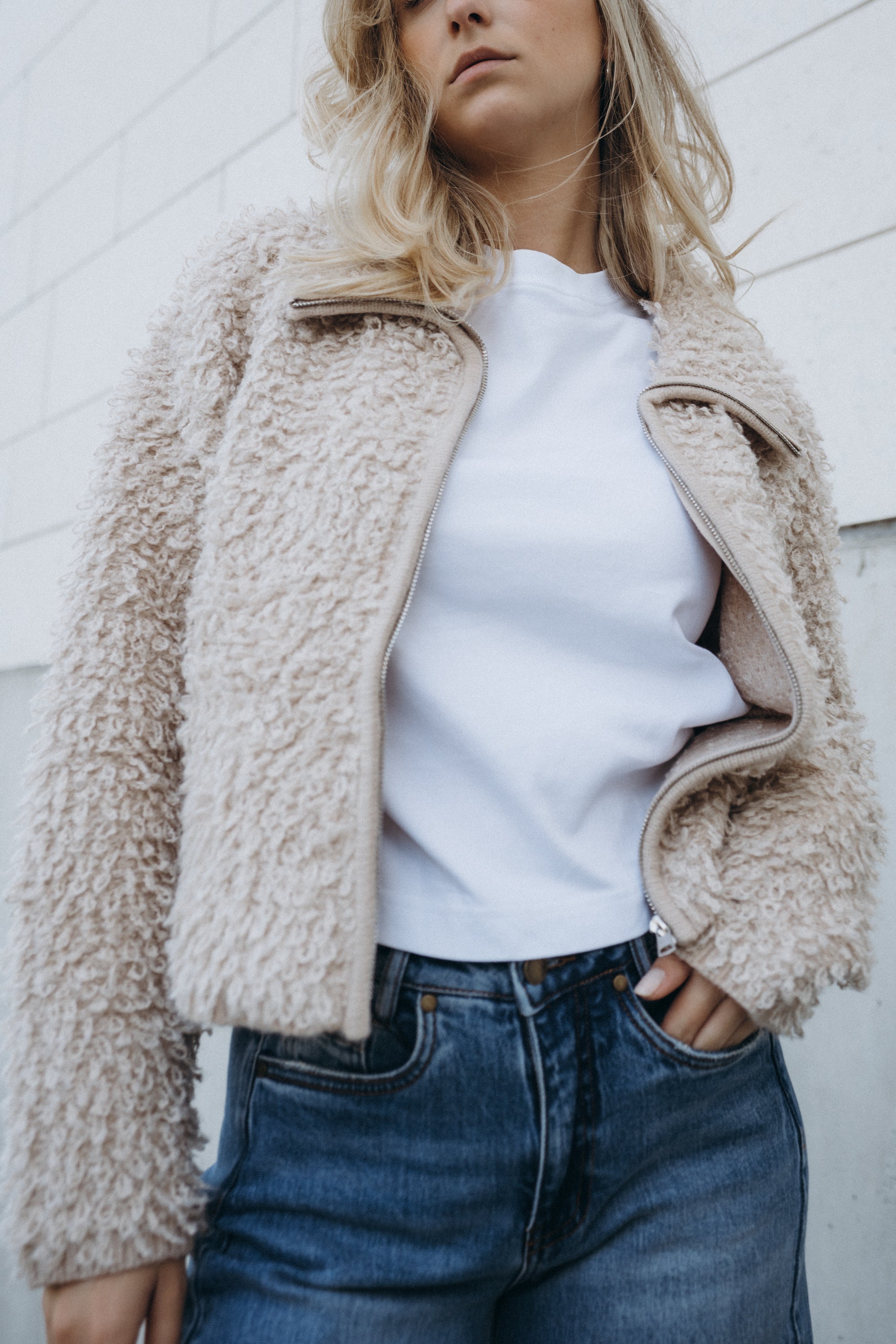 Zotteljacke "NaokoDLL" sand