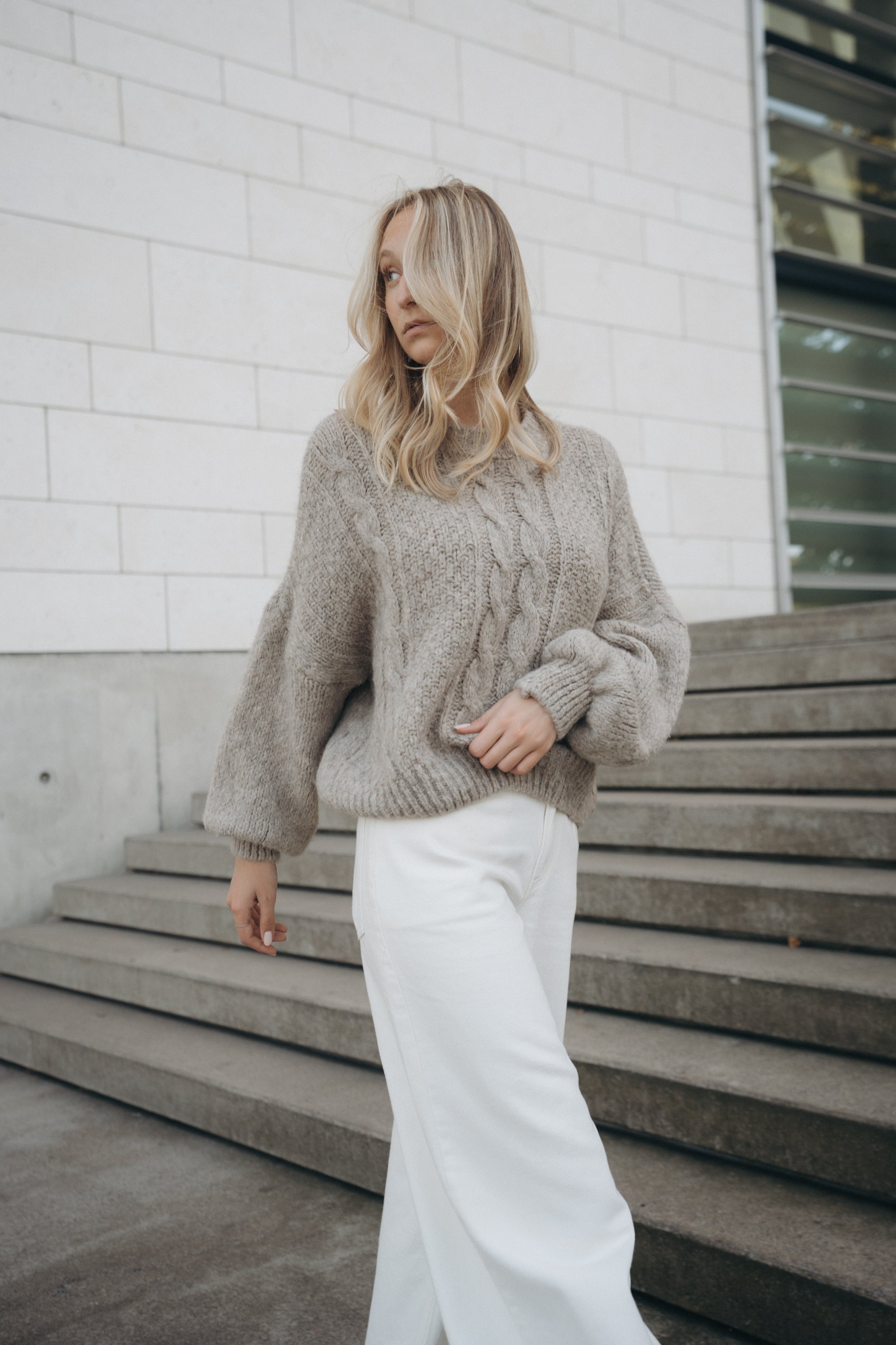 Pullover „WikaDLL“ taupe