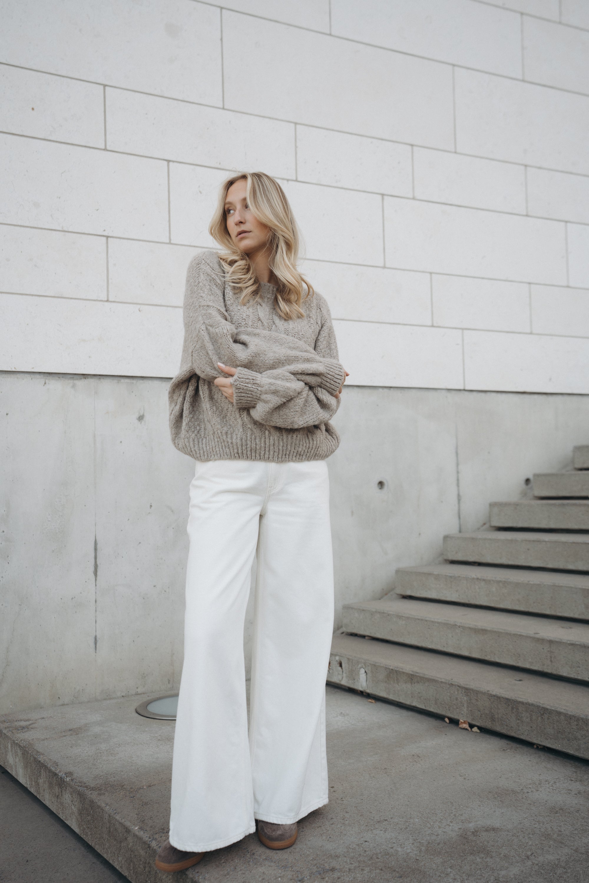 Pullover „WikaDLL“ taupe