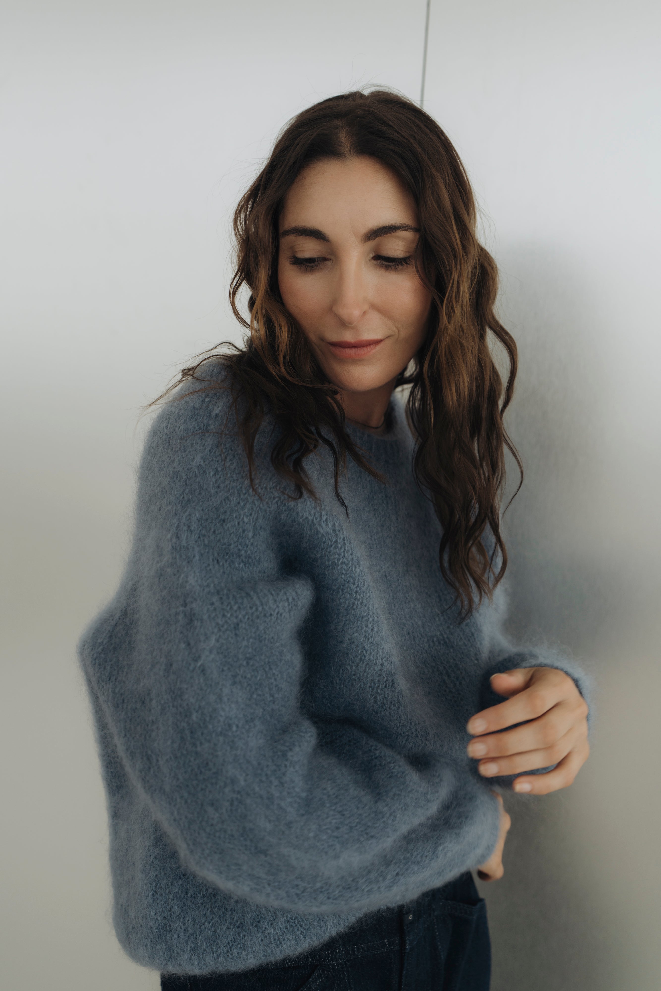 Strickpullover "SavinaDLL" petrolblue