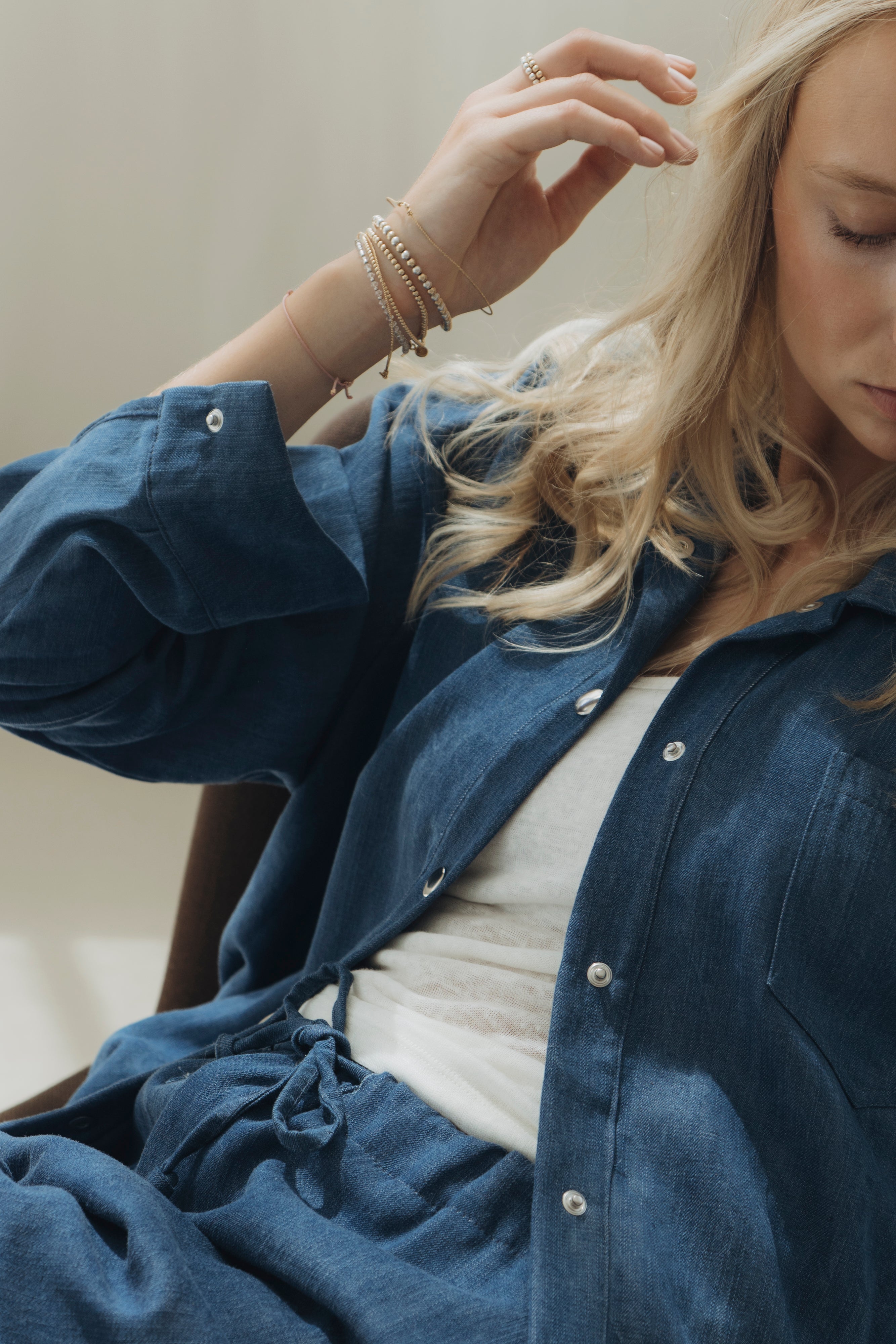 Jeansjacke "MonaDLL" medium blue