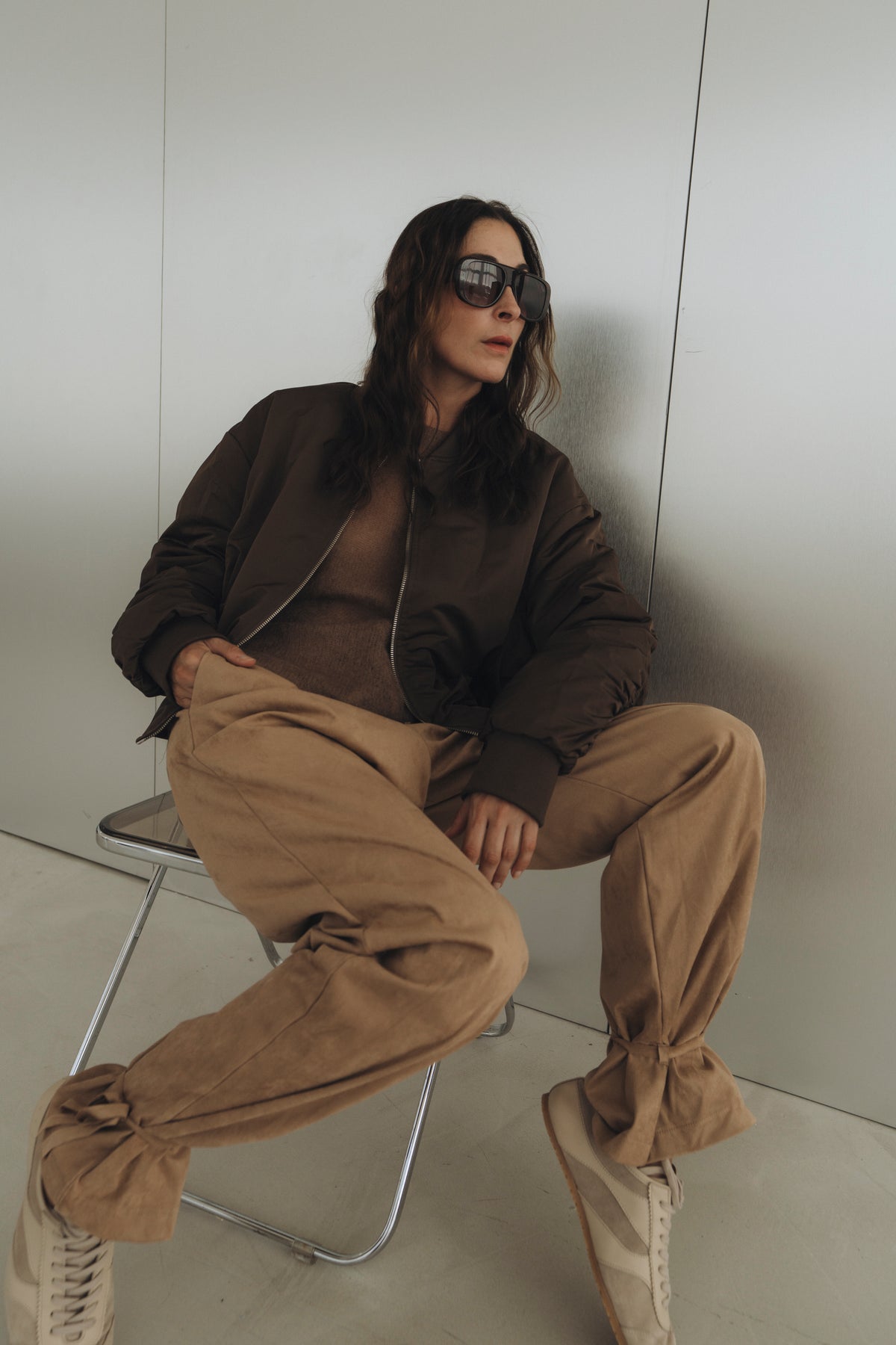 Bomberjacke "MerleDLL" brown