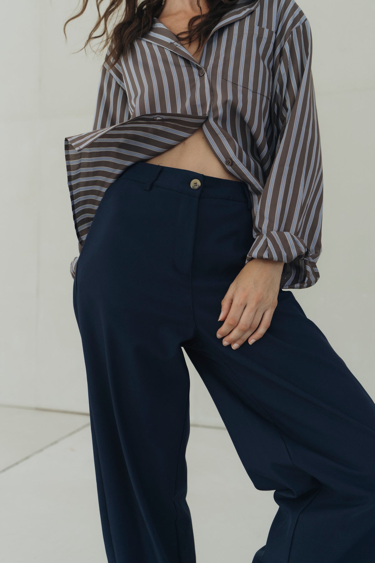Hose "MaditaDLL" dark navy