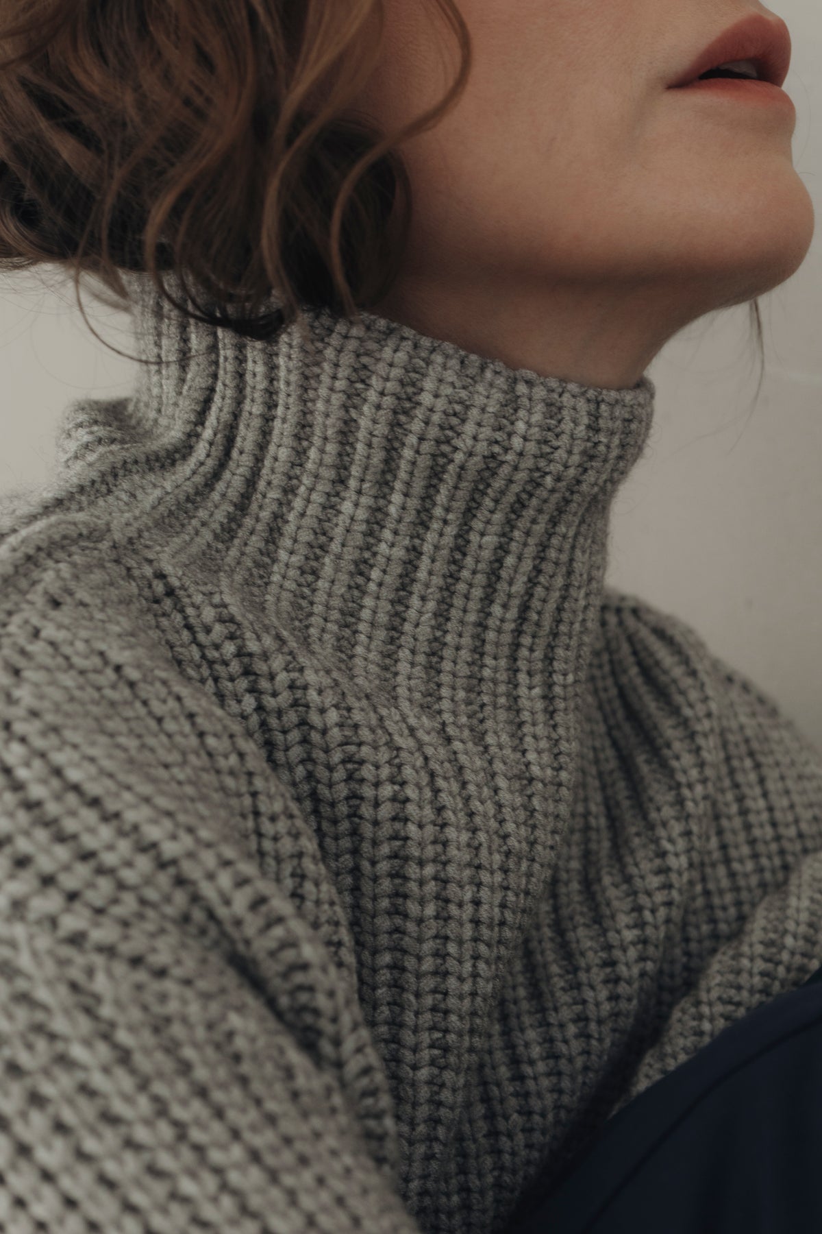 Grobstrickpullover "ElliDLL" taupe grey