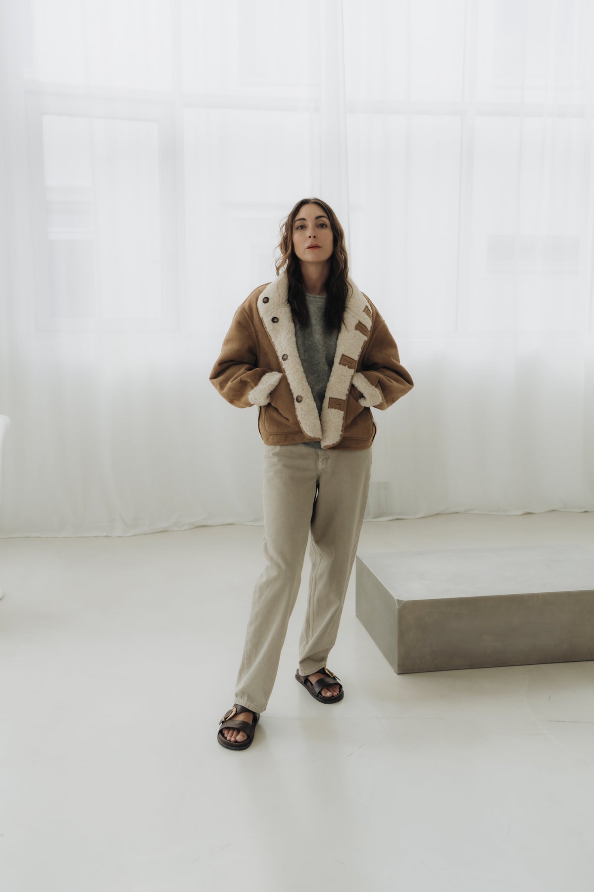 Jacke "MilanaDLL" camel