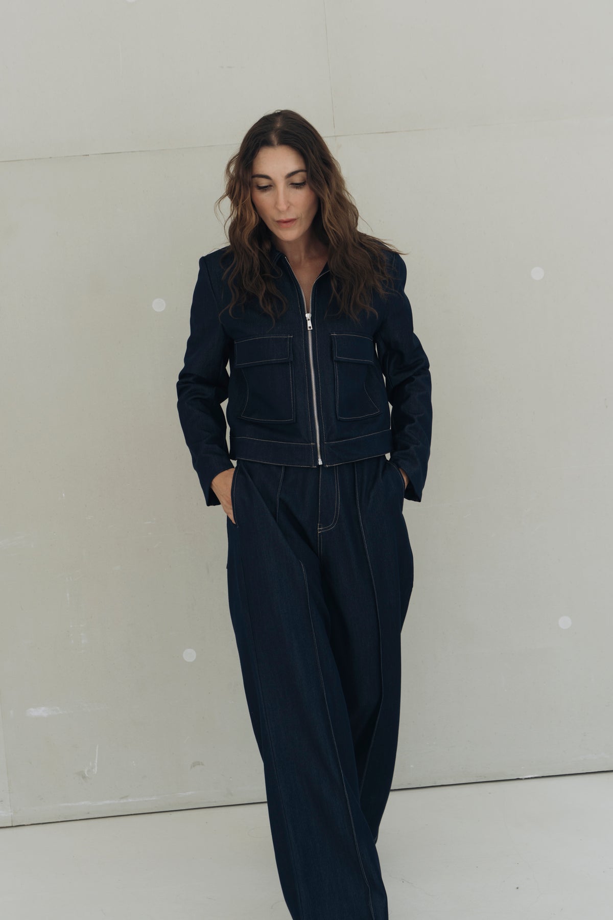 Jeansjacke "MarielleDLL" raw denim