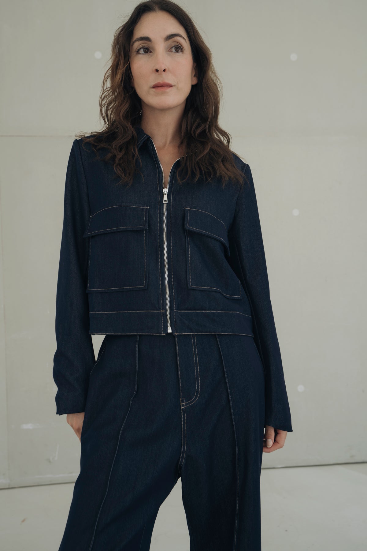 Jeansjacke "MarielleDLL" raw denim