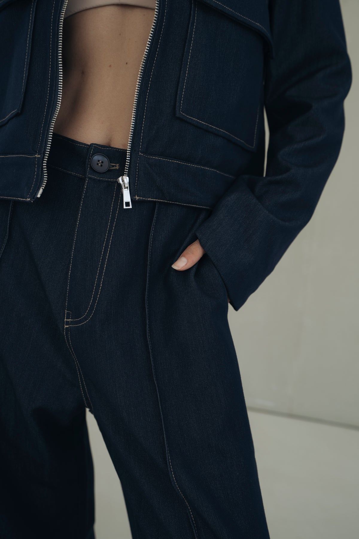 Jeanshose "MargoDLL" raw denim