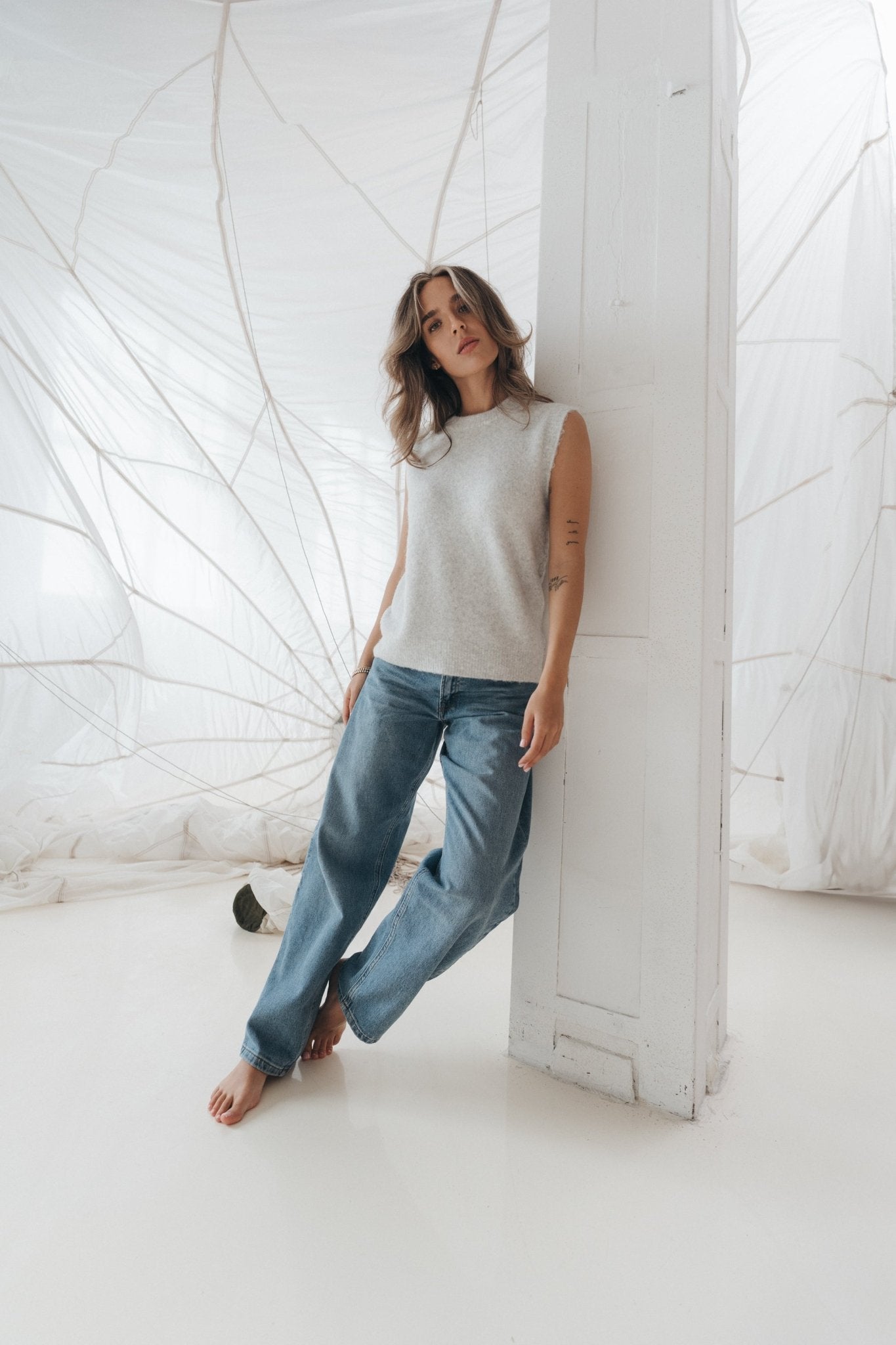 Pullunder "NellaDLL" light grey - Dein Lieblingsladen Concept