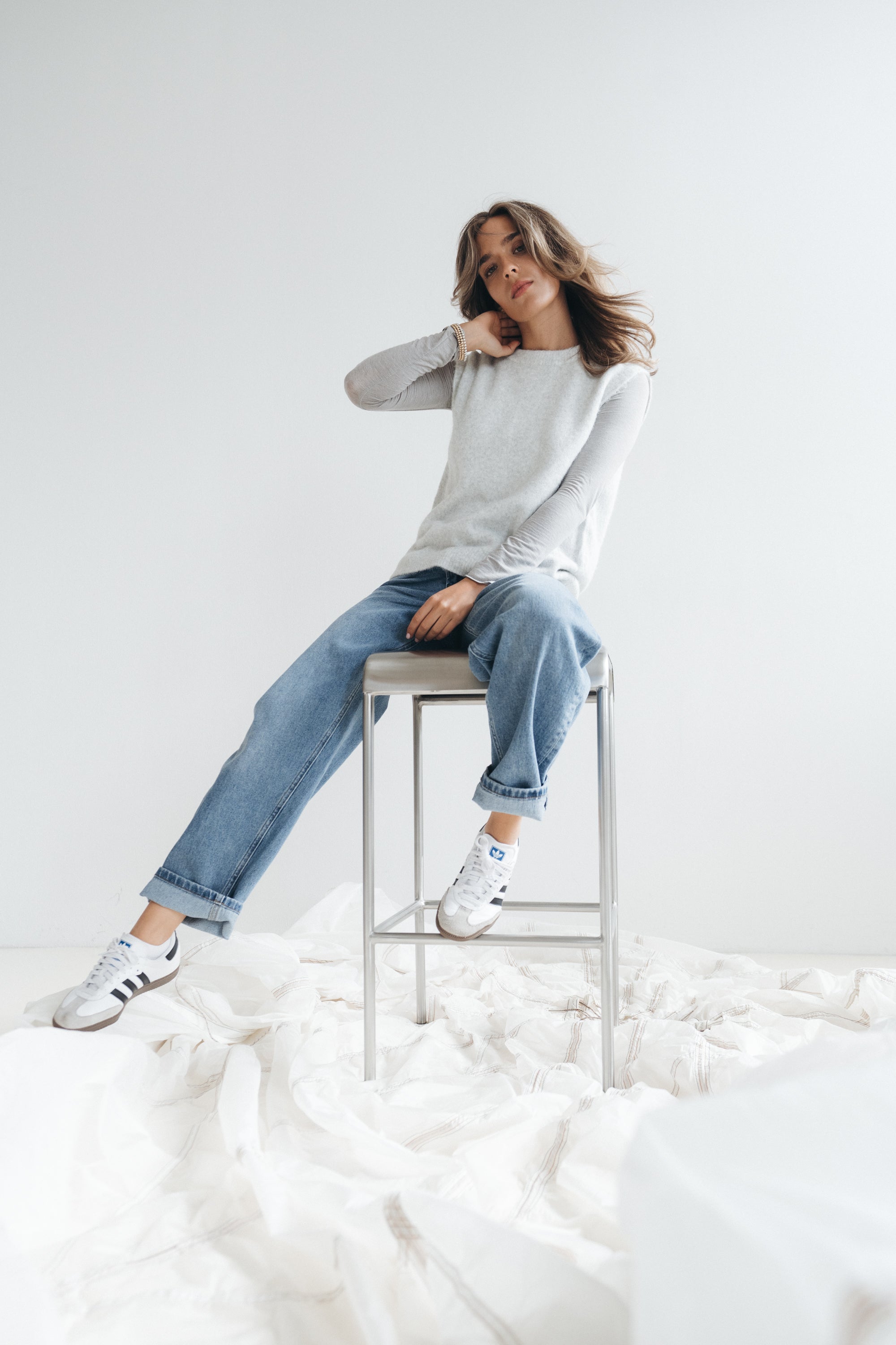 Pullunder "NellaDLL" light grey