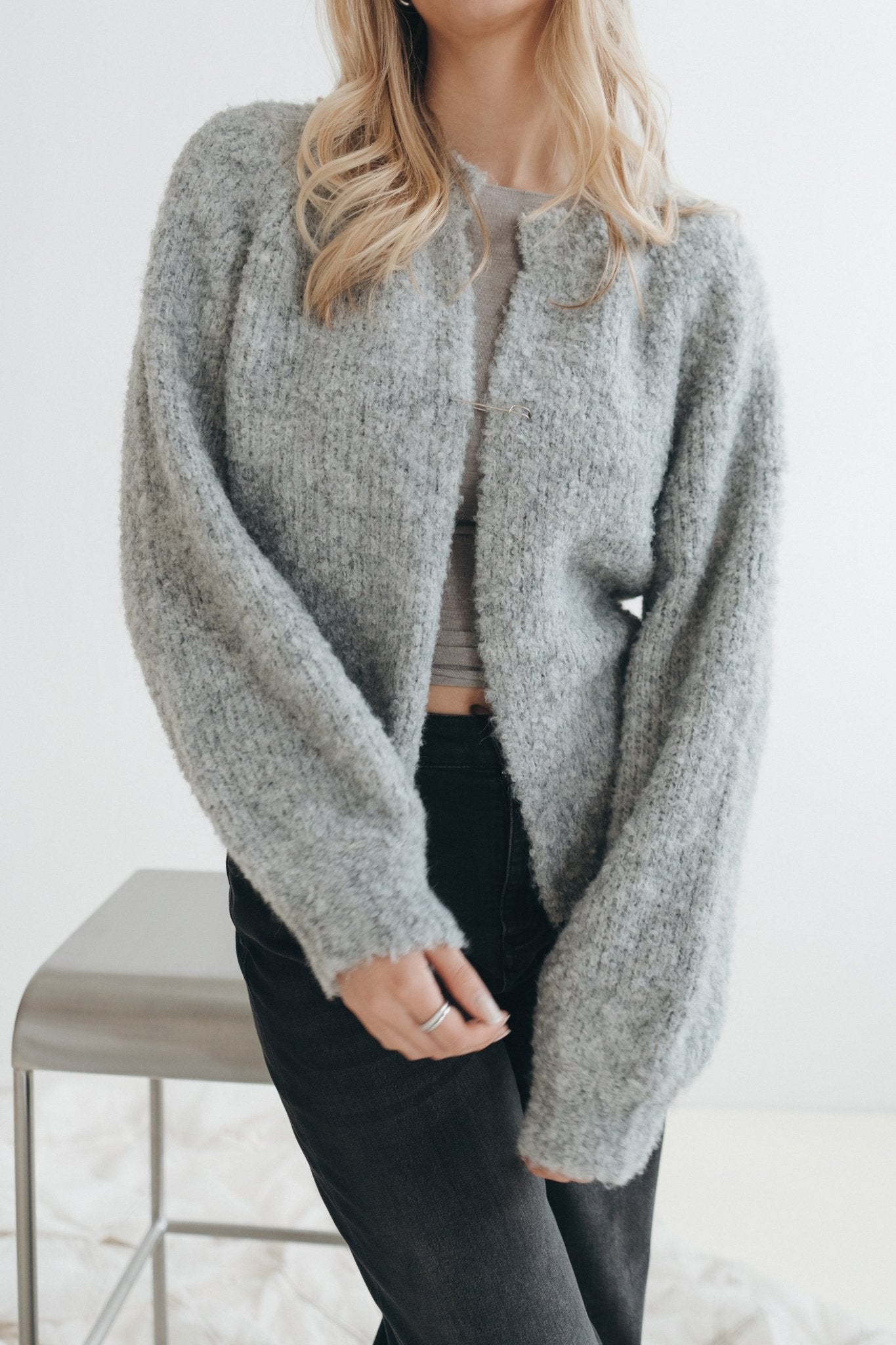 Cardigan "NoomiDLL" grey - Dein Lieblingsladen Concept