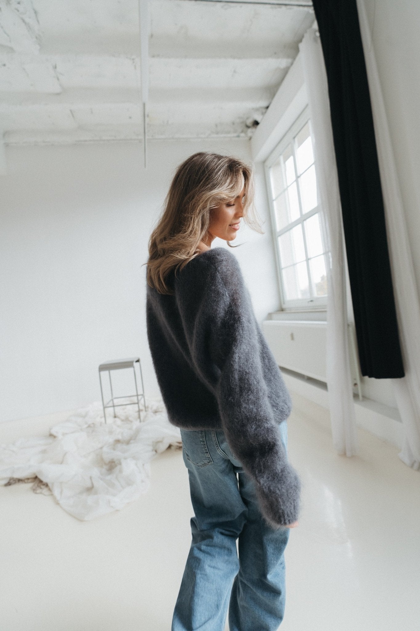 Cardigan „AlfaDLL“ dark grey - Dein Lieblingsladen Concept