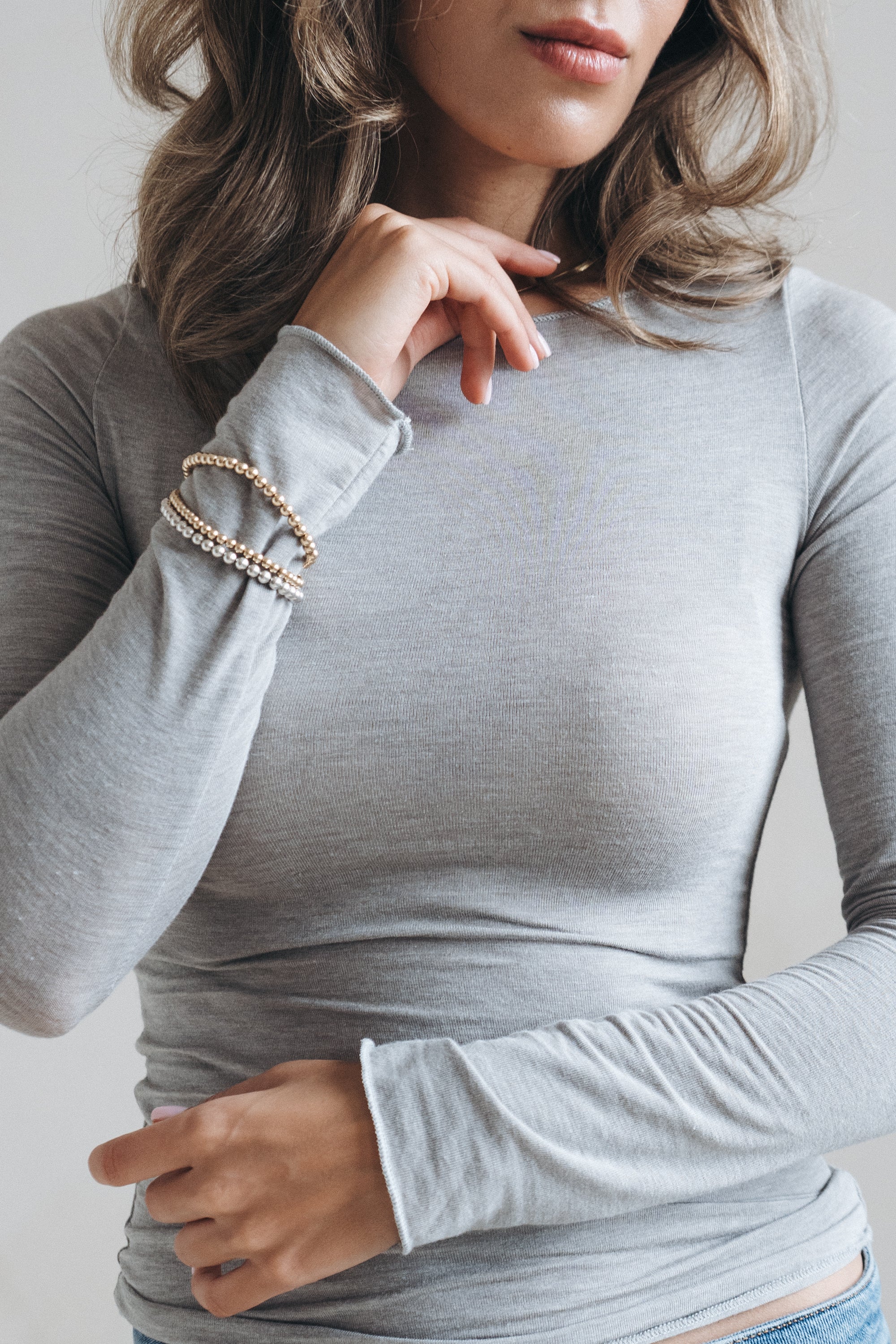 Longsleeve "JonnaDLL"-grey melange