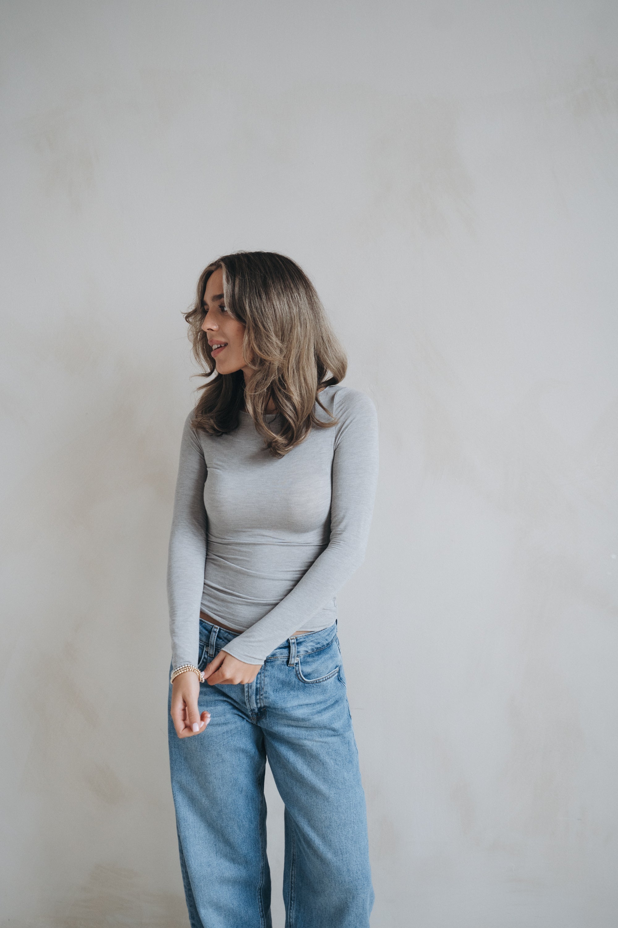 Longsleeve "JonnaDLL"-grey melange