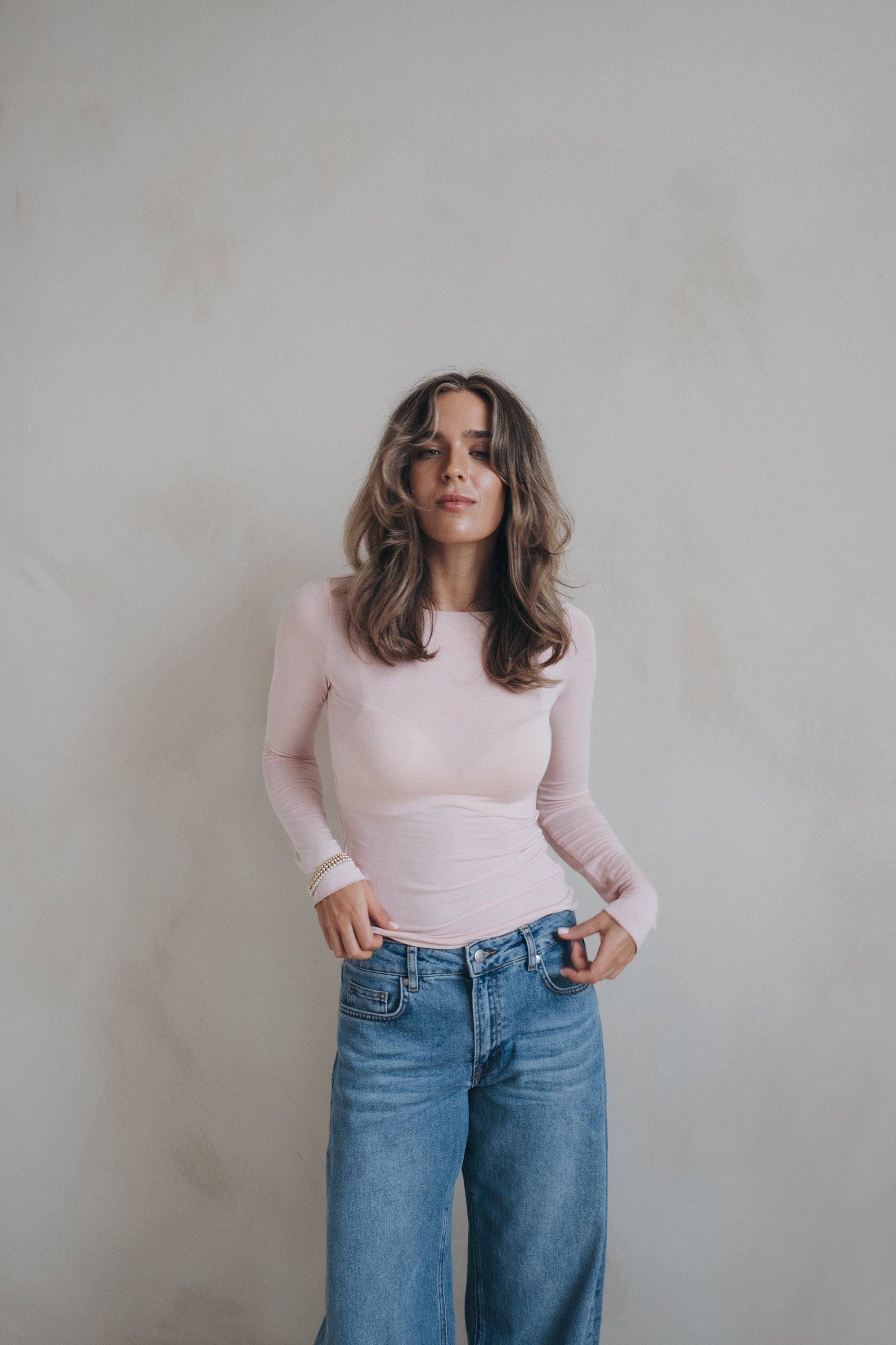 Longsleeve "JonnaDLL"-rosé
