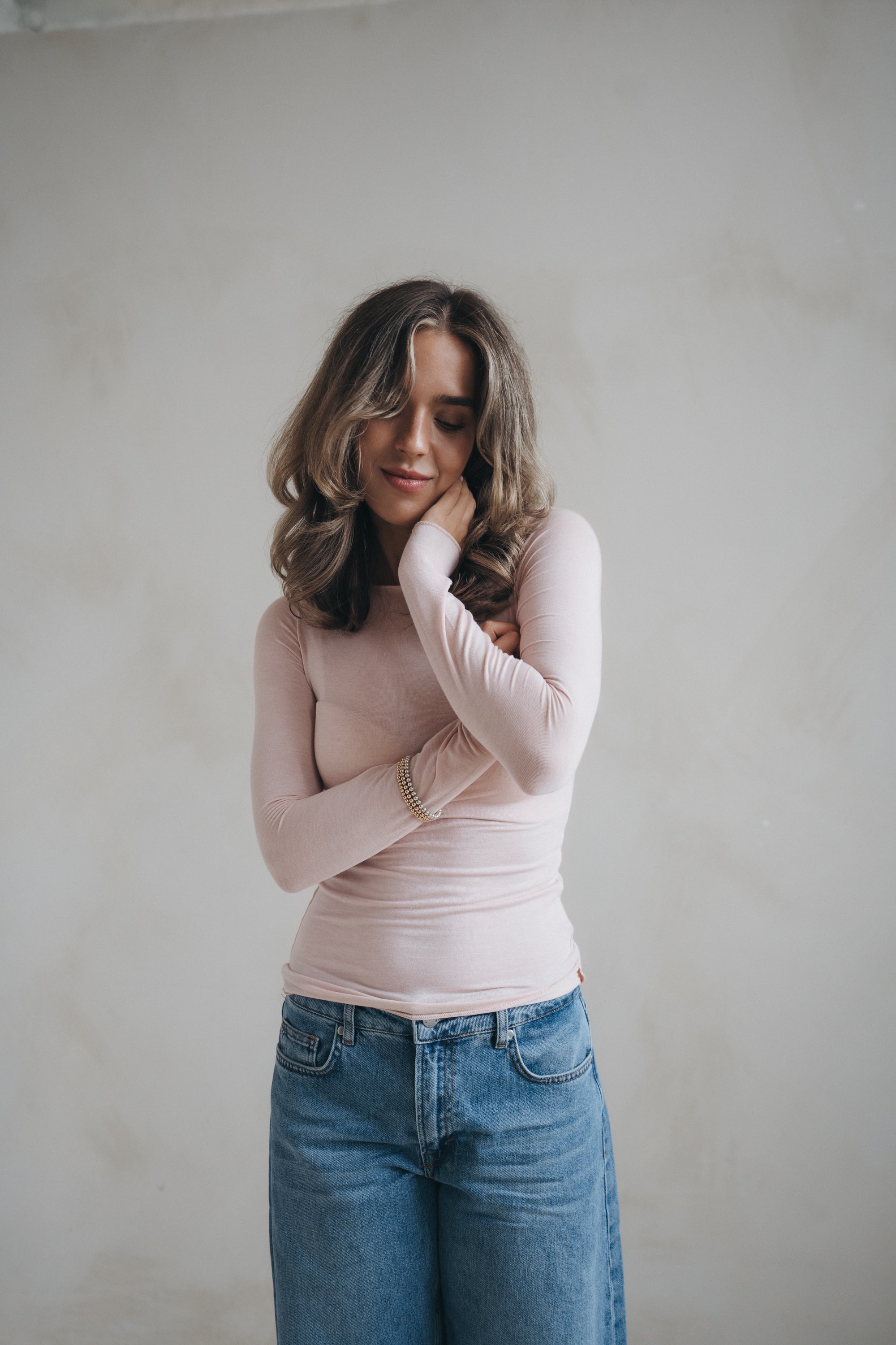 Longsleeve "JonnaDLL"-rosé
