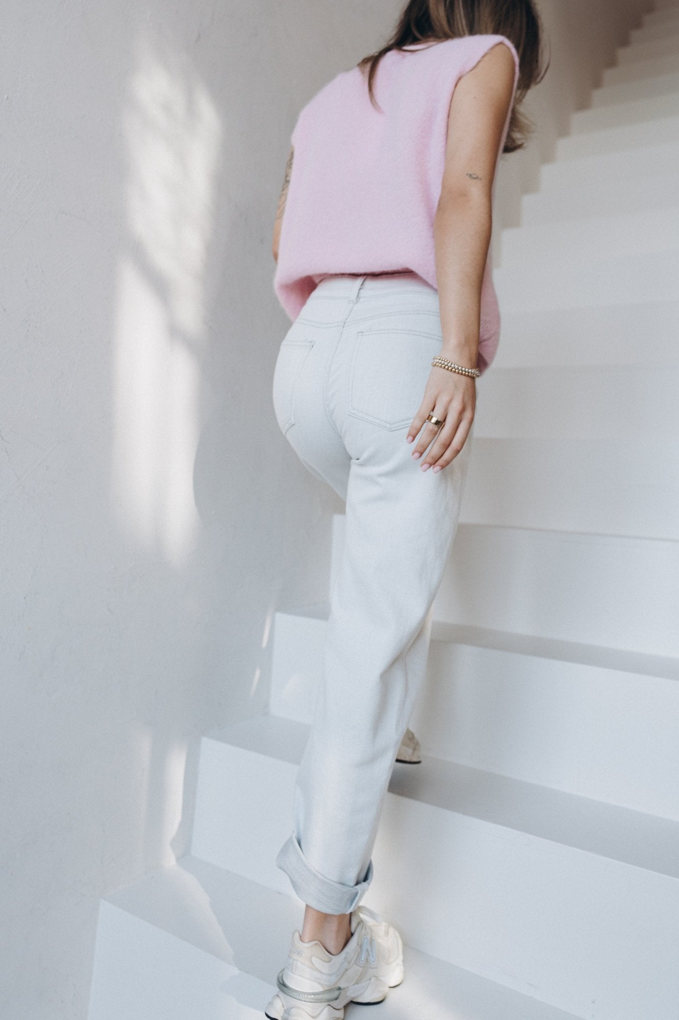 Jeans "SkyDLL" washed light grey - Dein Lieblingsladen Concept