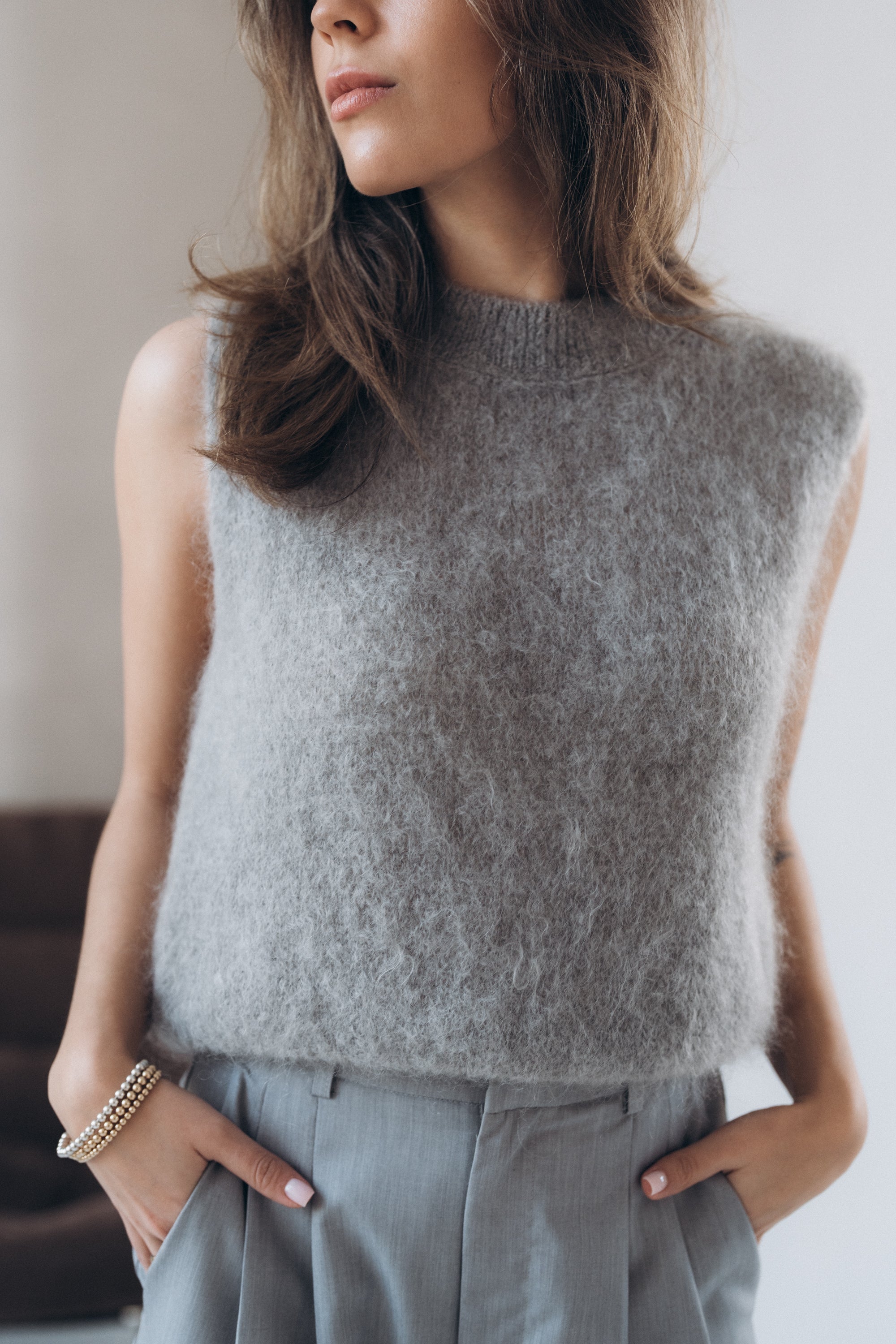 Short Pullunder "SoleaDLL" grey