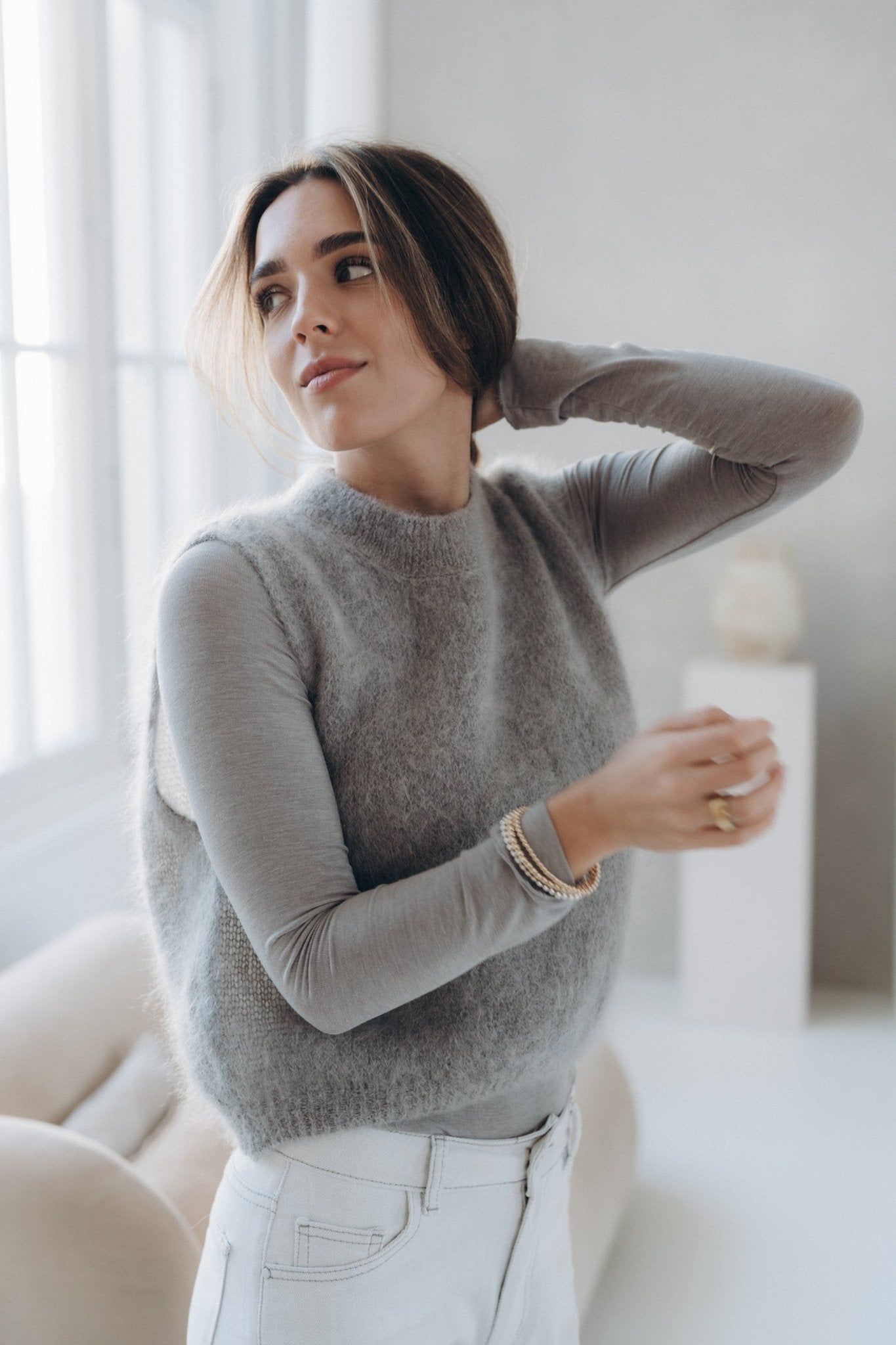 Short Pullunder "SoleaDLL" grey - Dein Lieblingsladen Concept