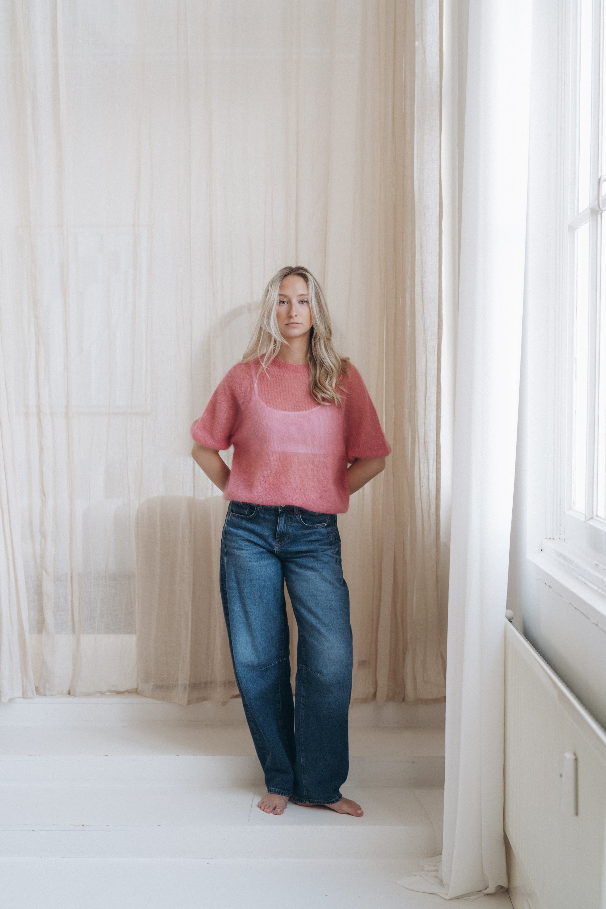 Short Sleeve Pullover "SadeDLL" bubblegum