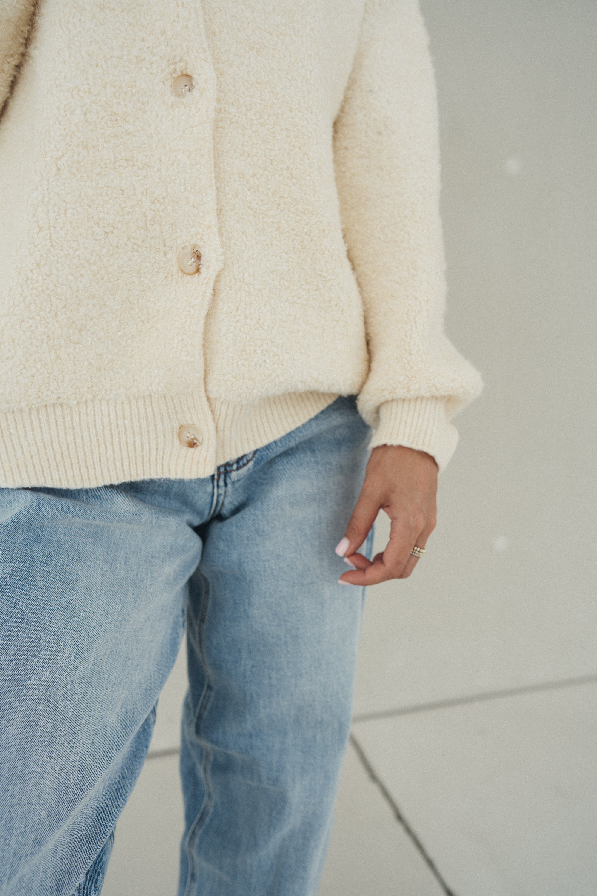 Teddyjacke „FenyaDLL“ offwhite