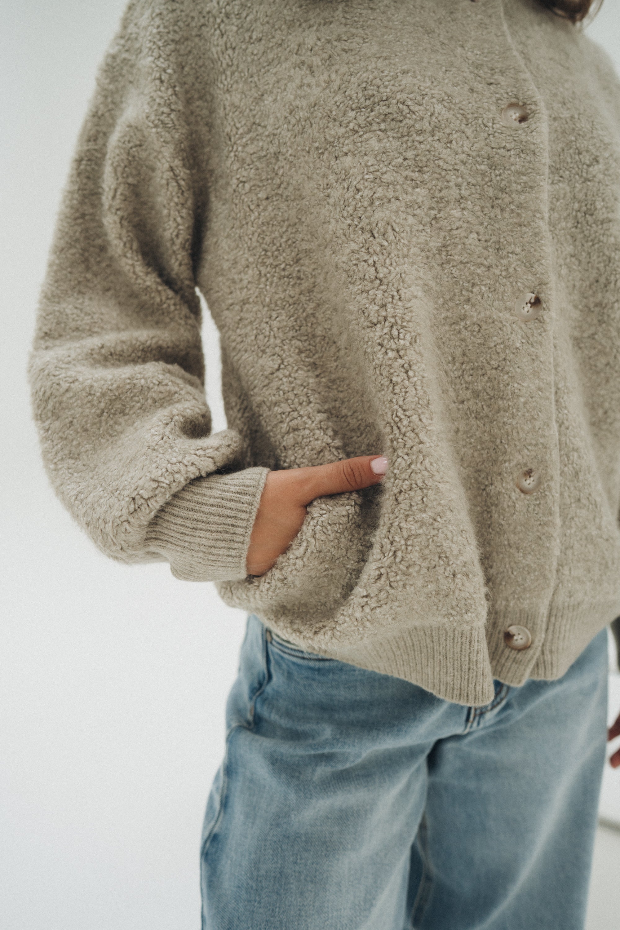 Teddyjacke „FenyaDLL“ sage
