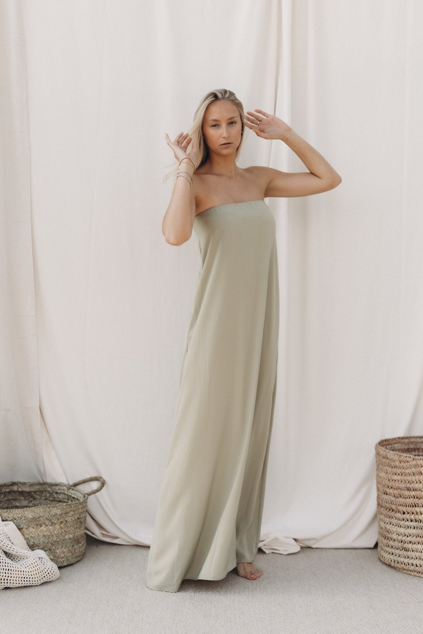 Bandeau - Kleid "MarlaDLL" sage - Dein Lieblingsladen Concept