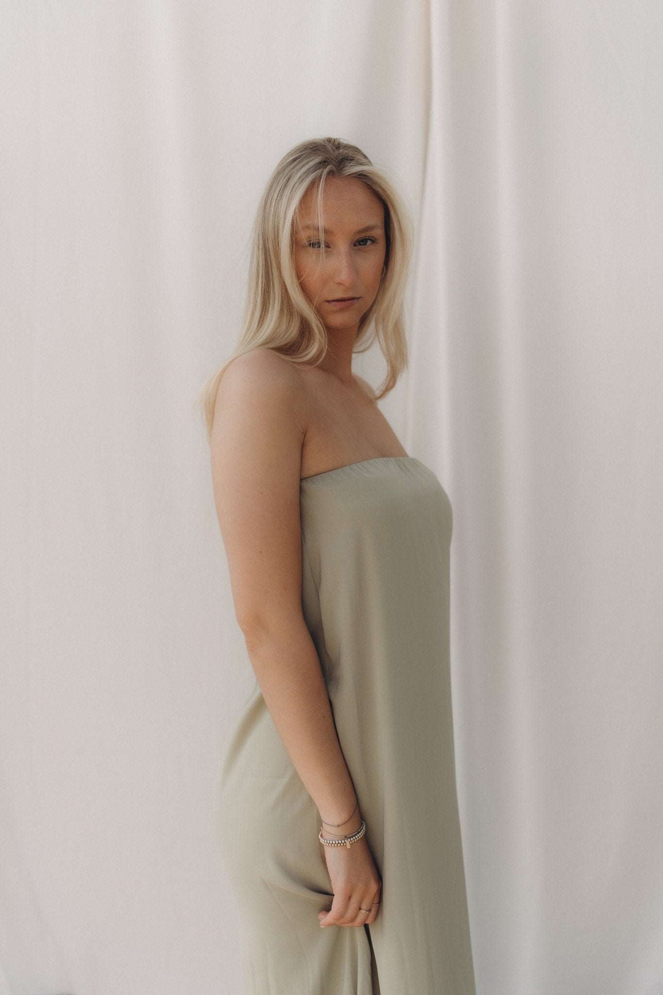 Bandeau - Kleid "MarlaDLL" sage - Dein Lieblingsladen Concept