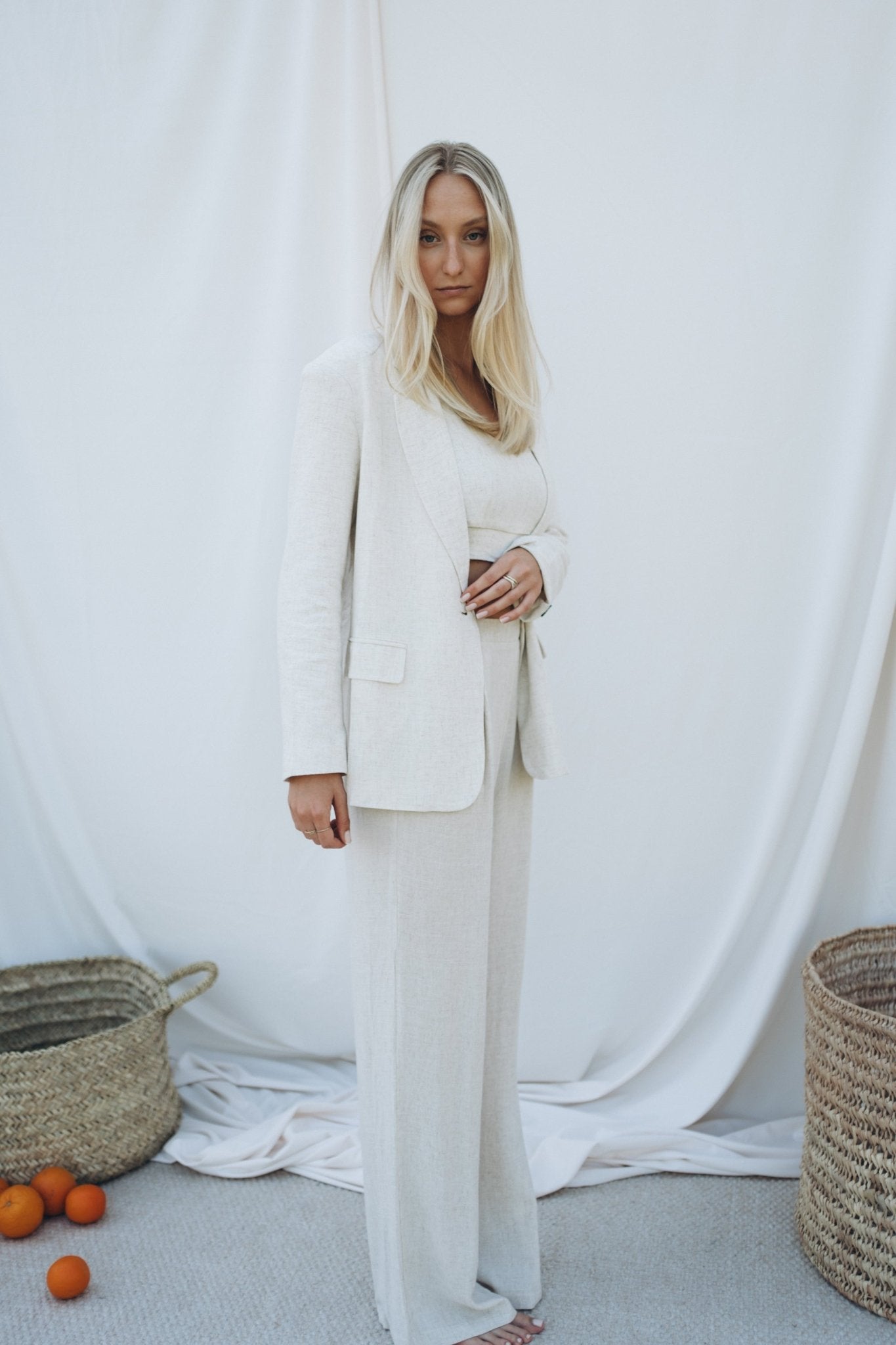Leinenblazer "MajaDLL" beige - Dein Lieblingsladen Concept
