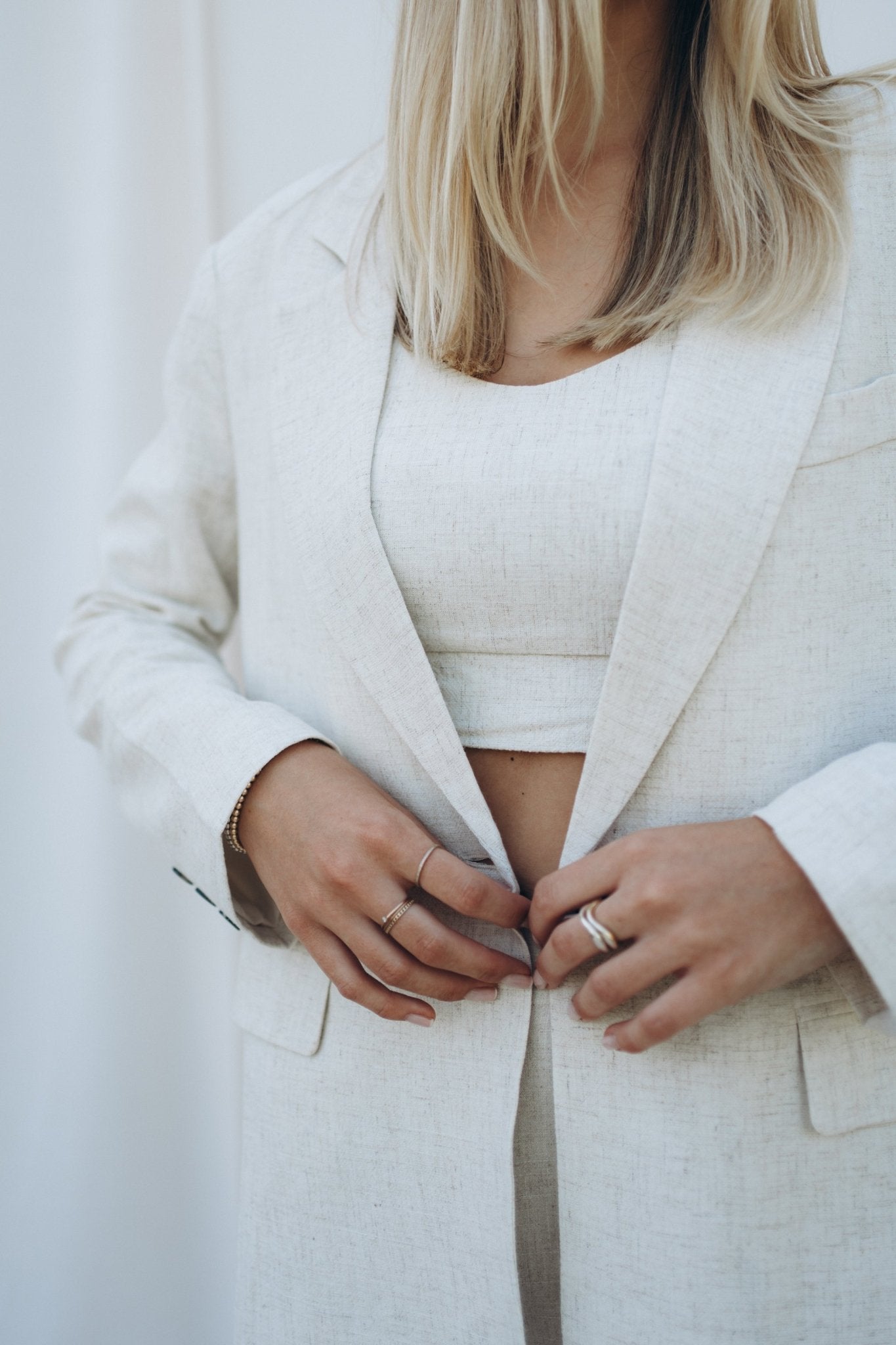 Leinenblazer "MajaDLL" beige - Dein Lieblingsladen Concept