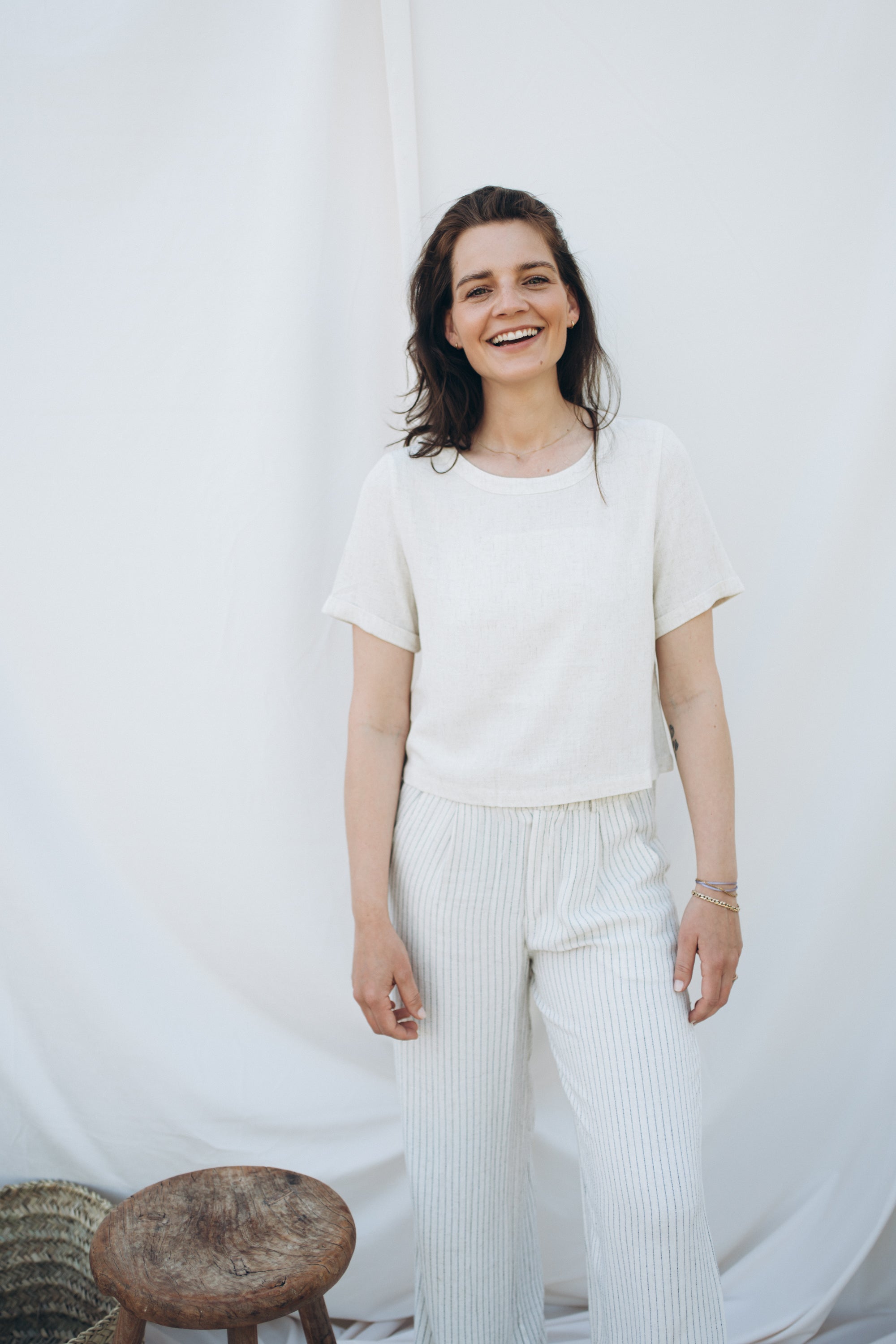 Leinenshirt "MarenDLL" beige