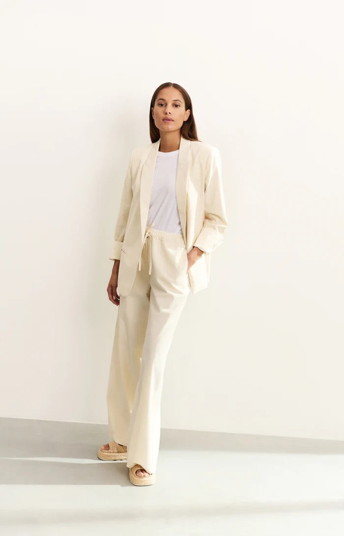 Gewebter Blazer mit Taschendetails