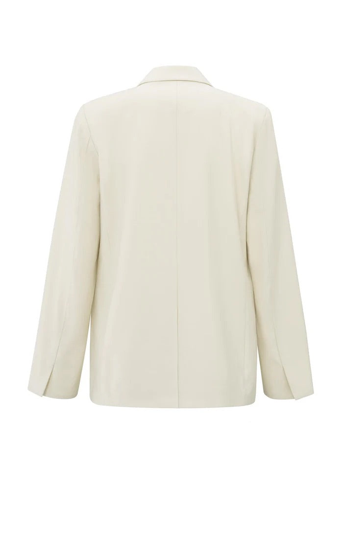 Gewebter Blazer mit Taschendetails