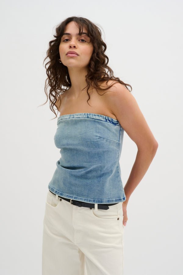 Denim Top „AyoMW“ - Dein Lieblingsladen Concept